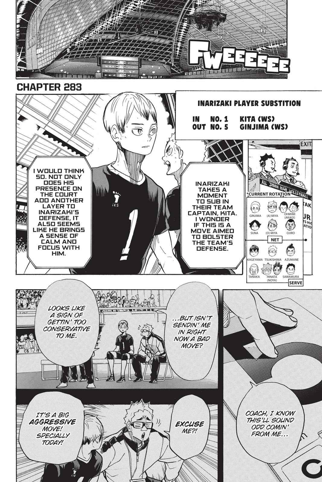 Haikyu!! Chap 283 - Next Chap 284