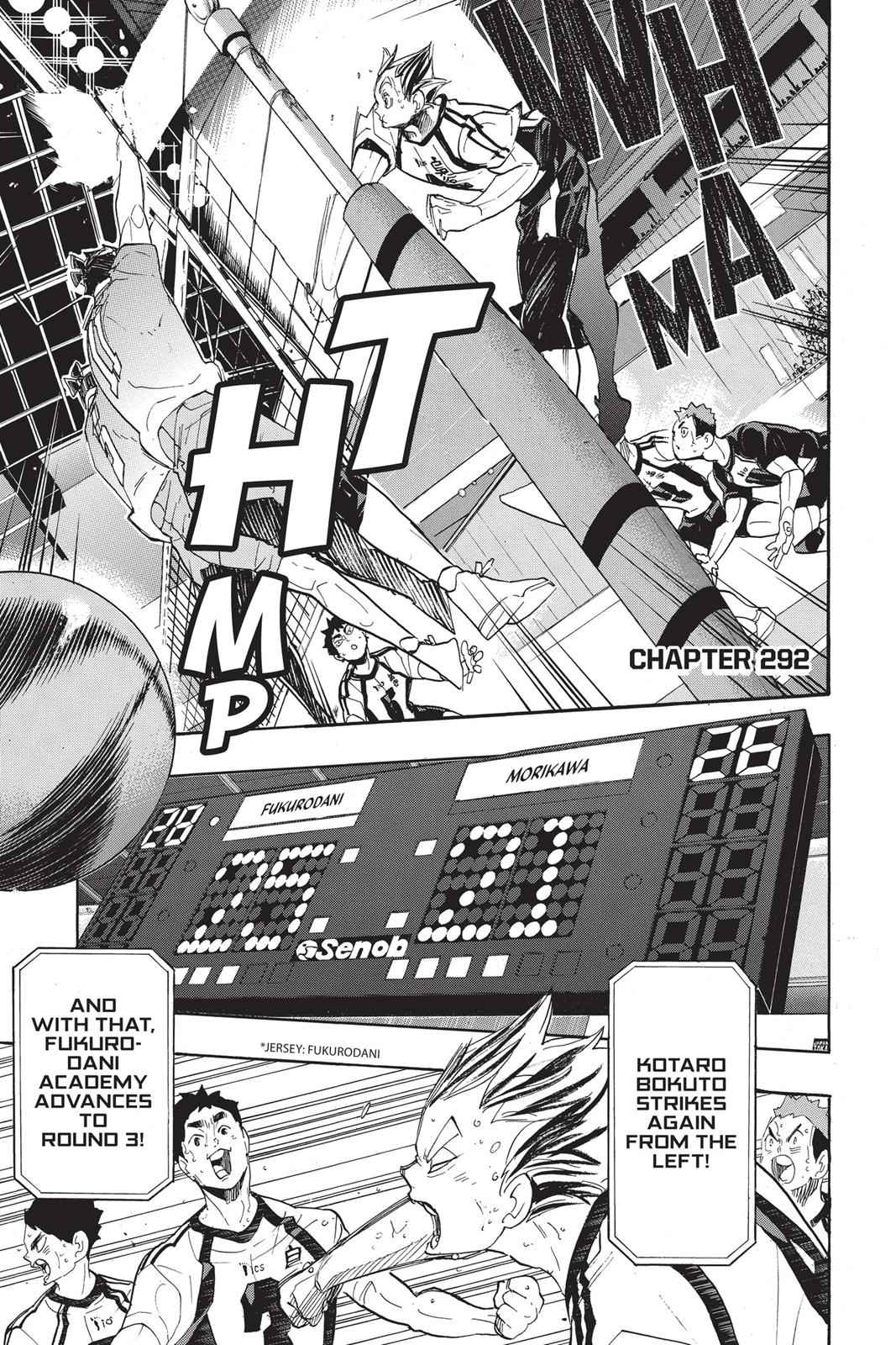 Haikyu!! Chap 292 - Next Chap 293