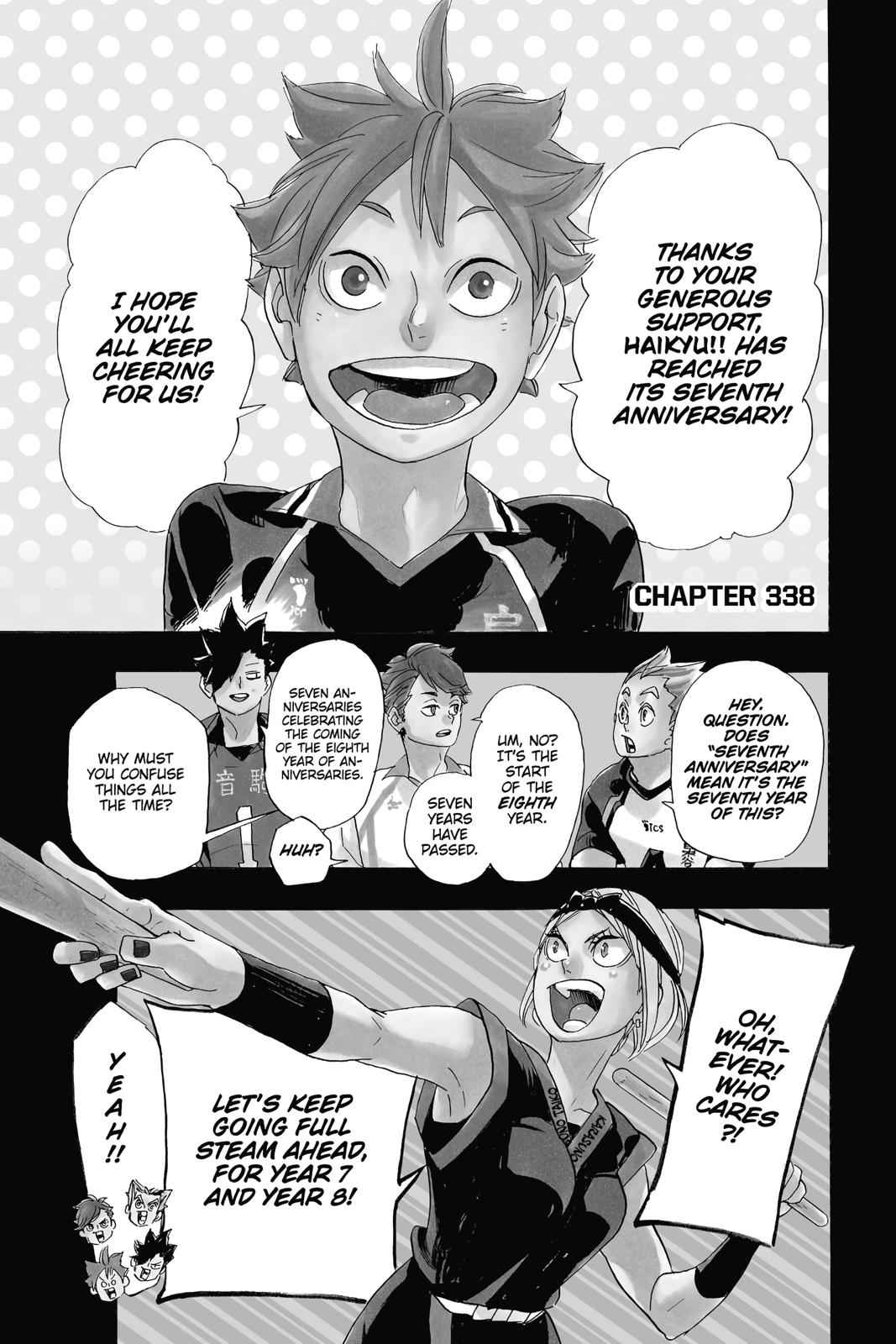 Haikyu!! Chap 338 - Next Chap 339