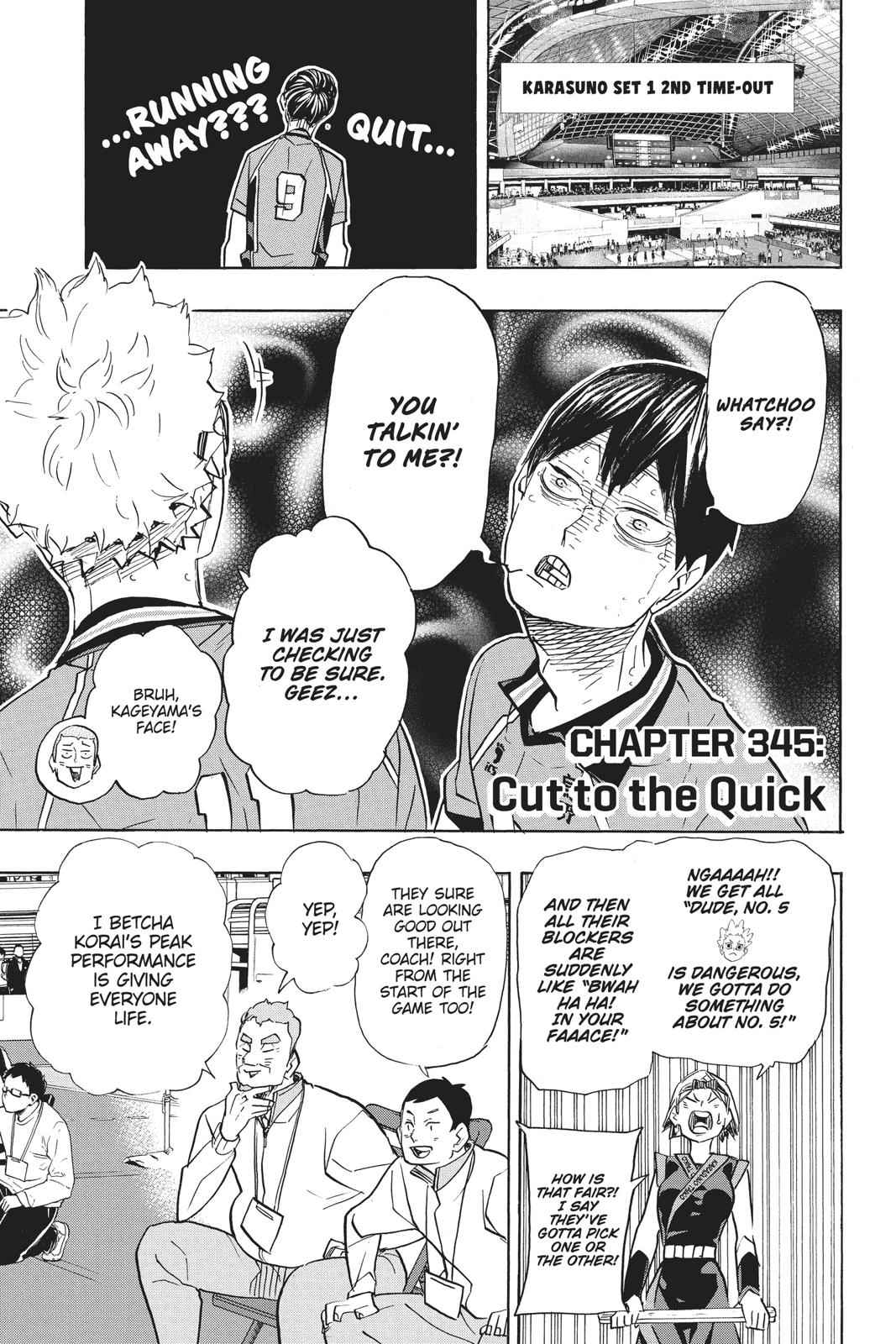 Haikyu!! Chap 345 - Next Chap 346