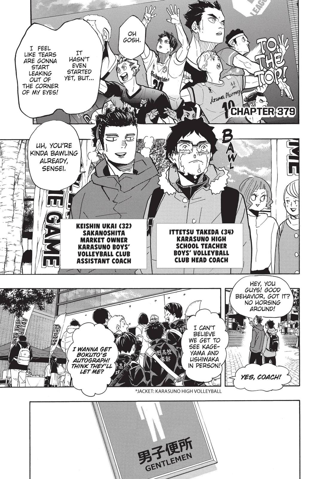 Haikyu!! Chap 379 - Next Chap 380