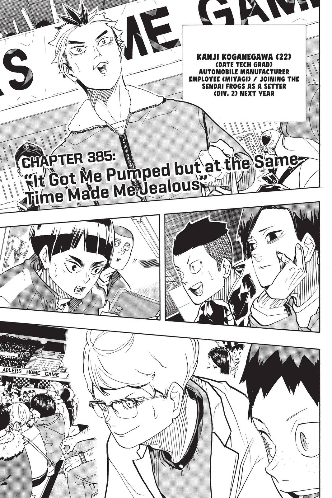 Haikyu!! Chap 385 - Next Chap 386