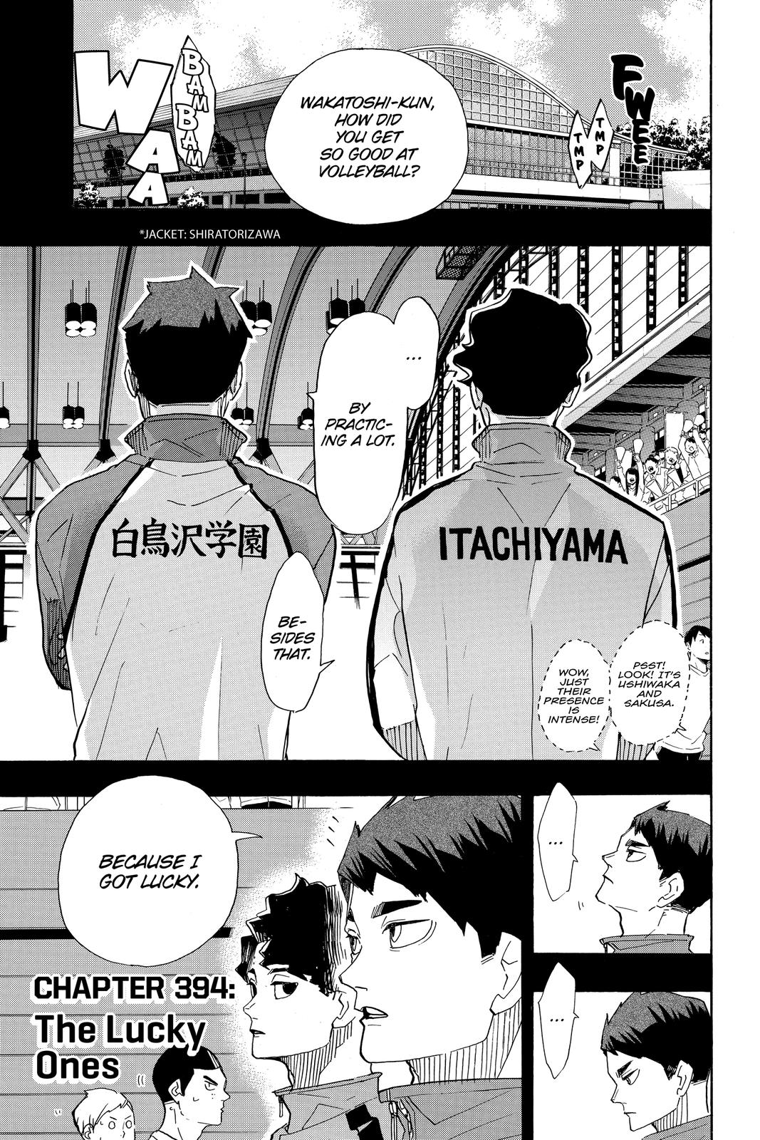 Haikyu!! Chap 394 - Next Chap 395