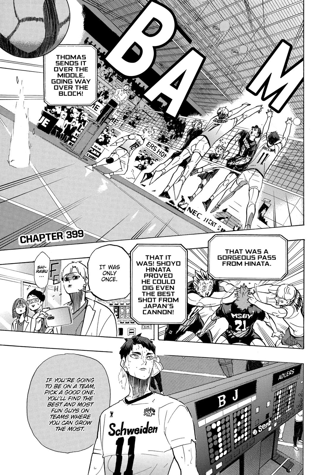 Haikyu!! Chap 399 - Next Chap 400