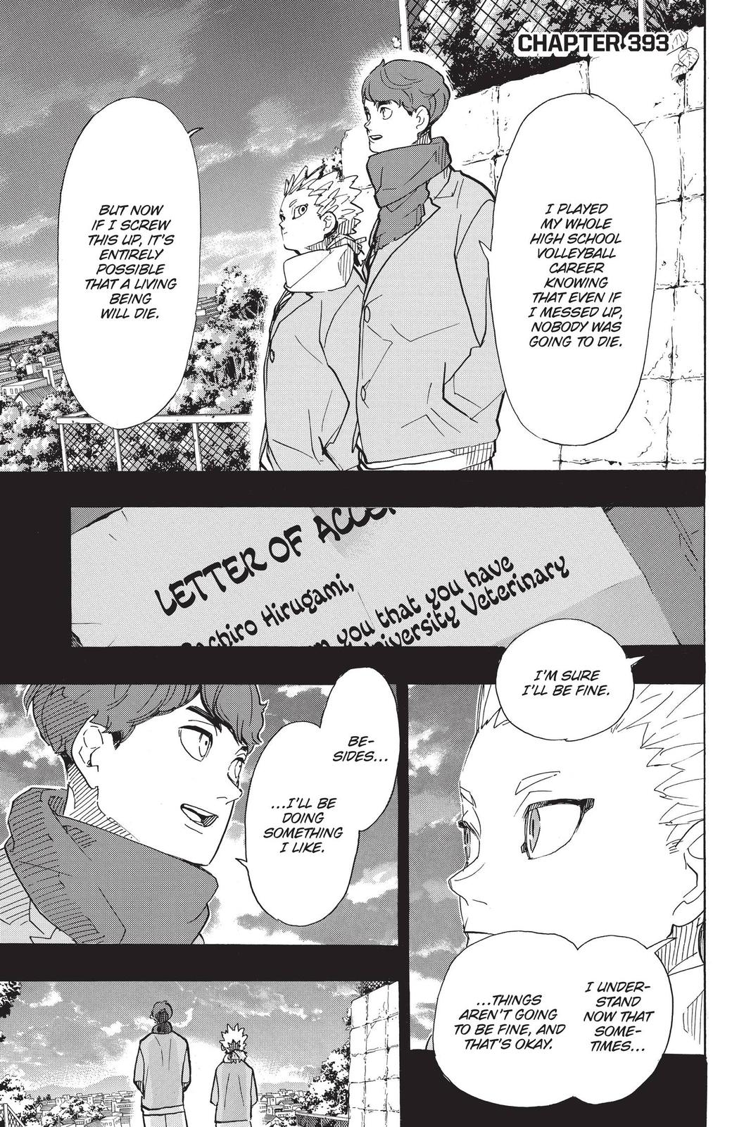 Haikyu!! Chap 393 - Next Chap 394