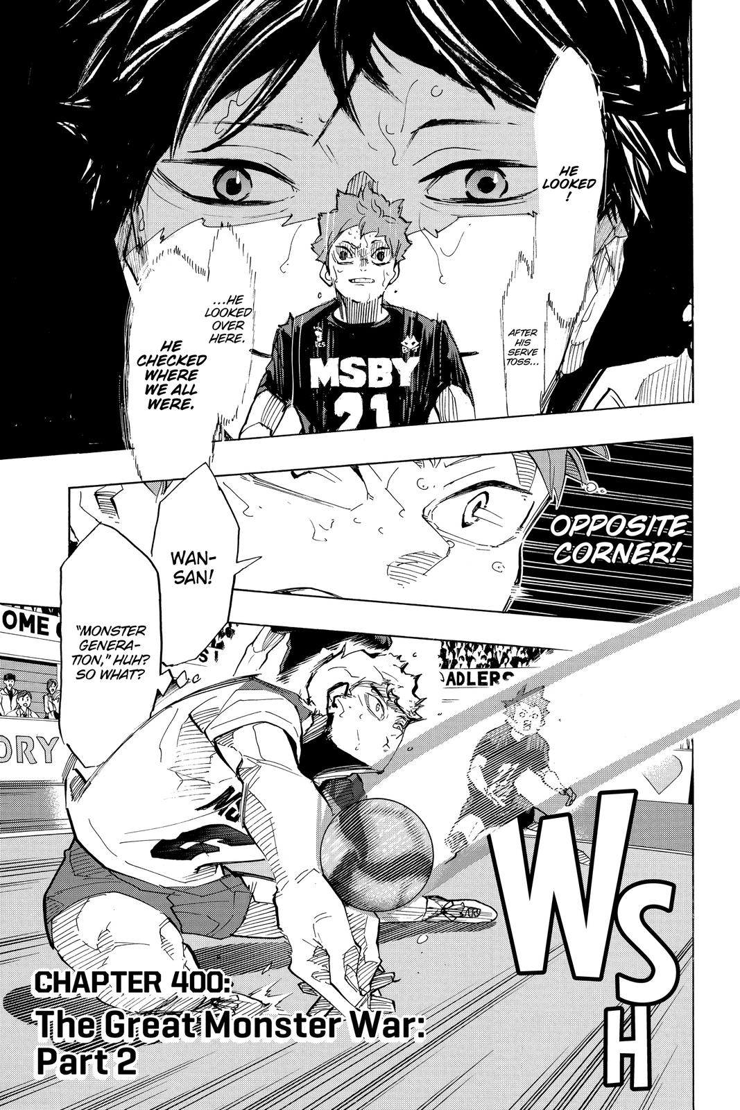 Haikyu!! Chap 400 - Next Chap 401