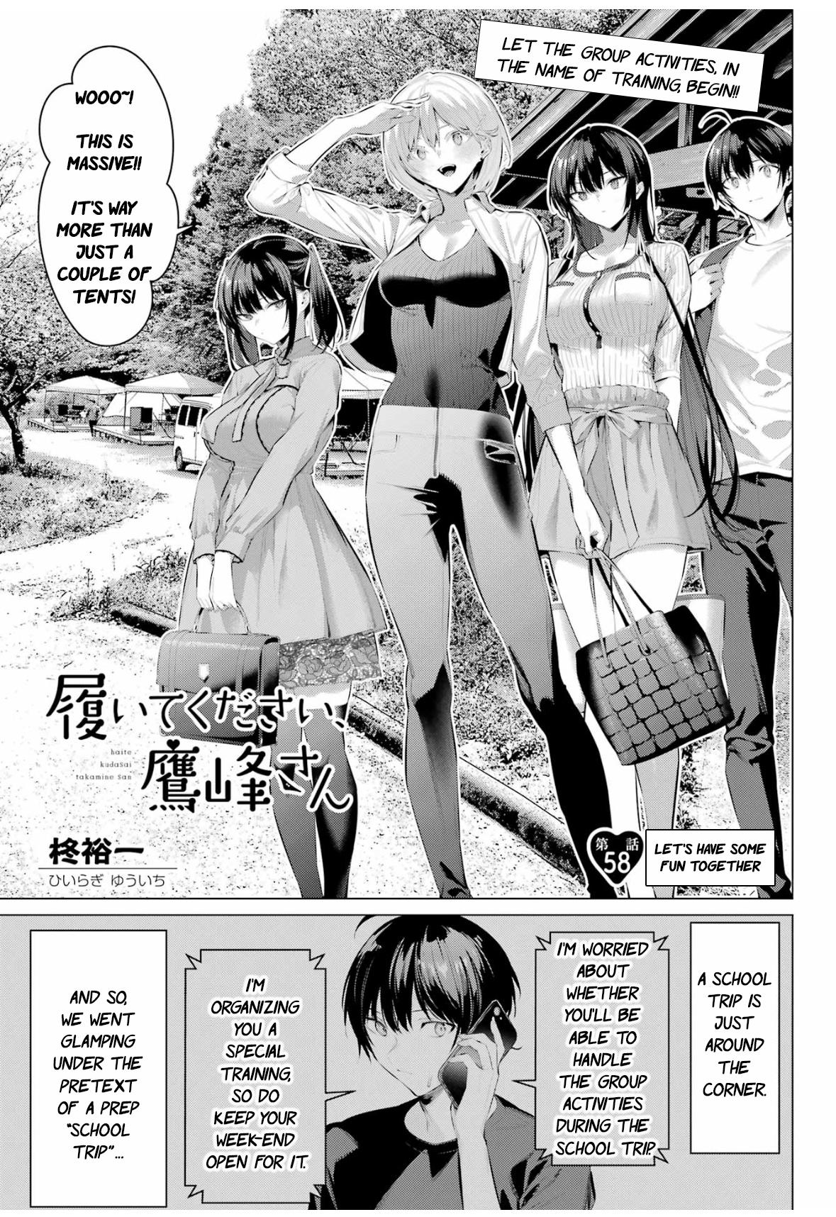 Haite Kudasai, Takamai san Chap 58 - Next Chap 59