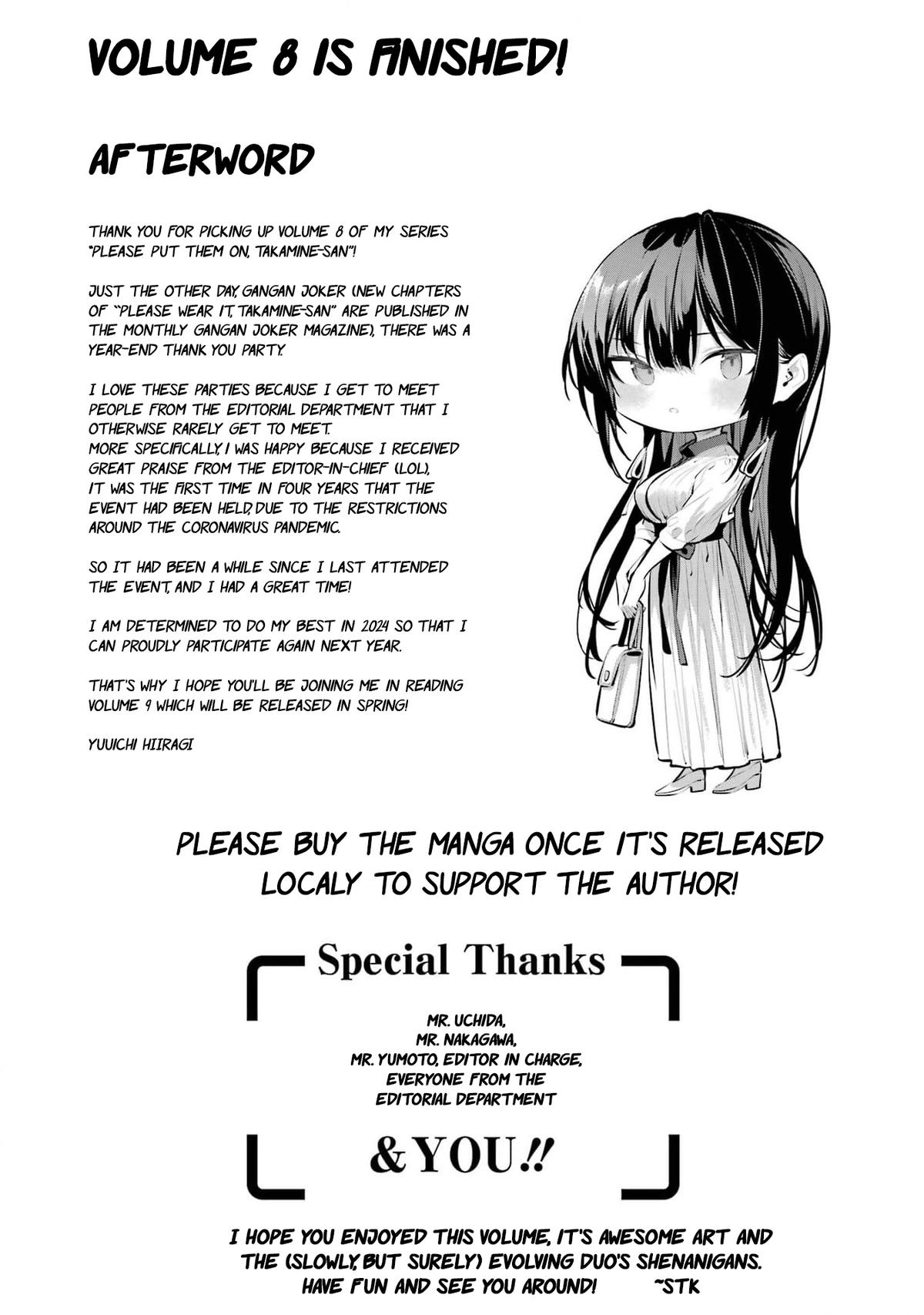 Haite Kudasai, Takamai san Chap 51 - Next Chap 52