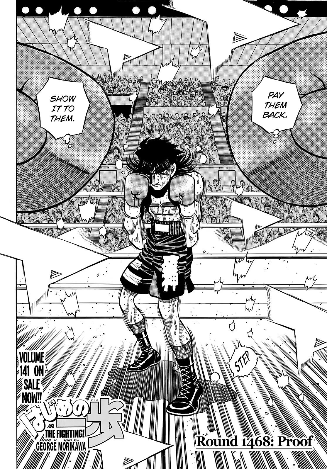 Hajime no Ippo Chap 1468 - Next Chap 1469