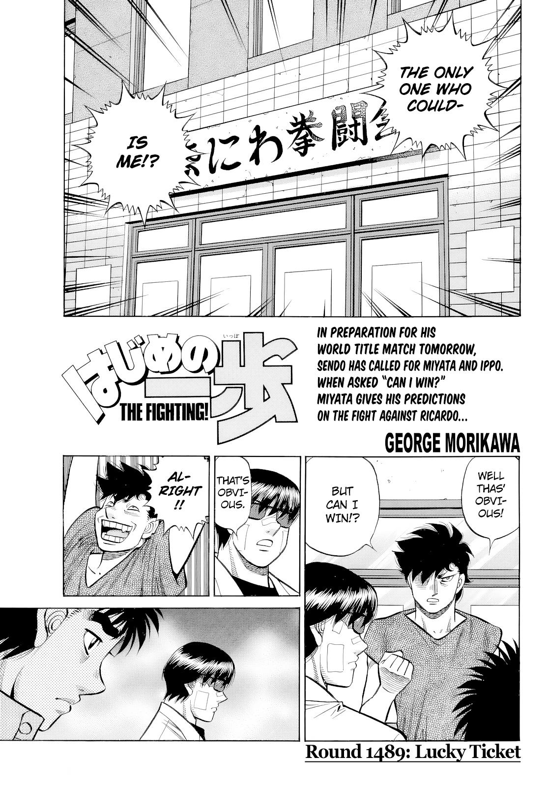 Hajime no Ippo Chap 1489 - Next Chap 1490