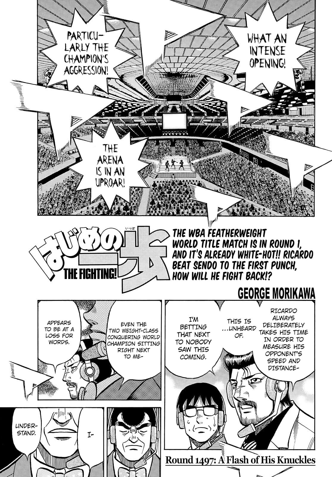 Hajime no Ippo Chap 1497 - Next Chap 1498
