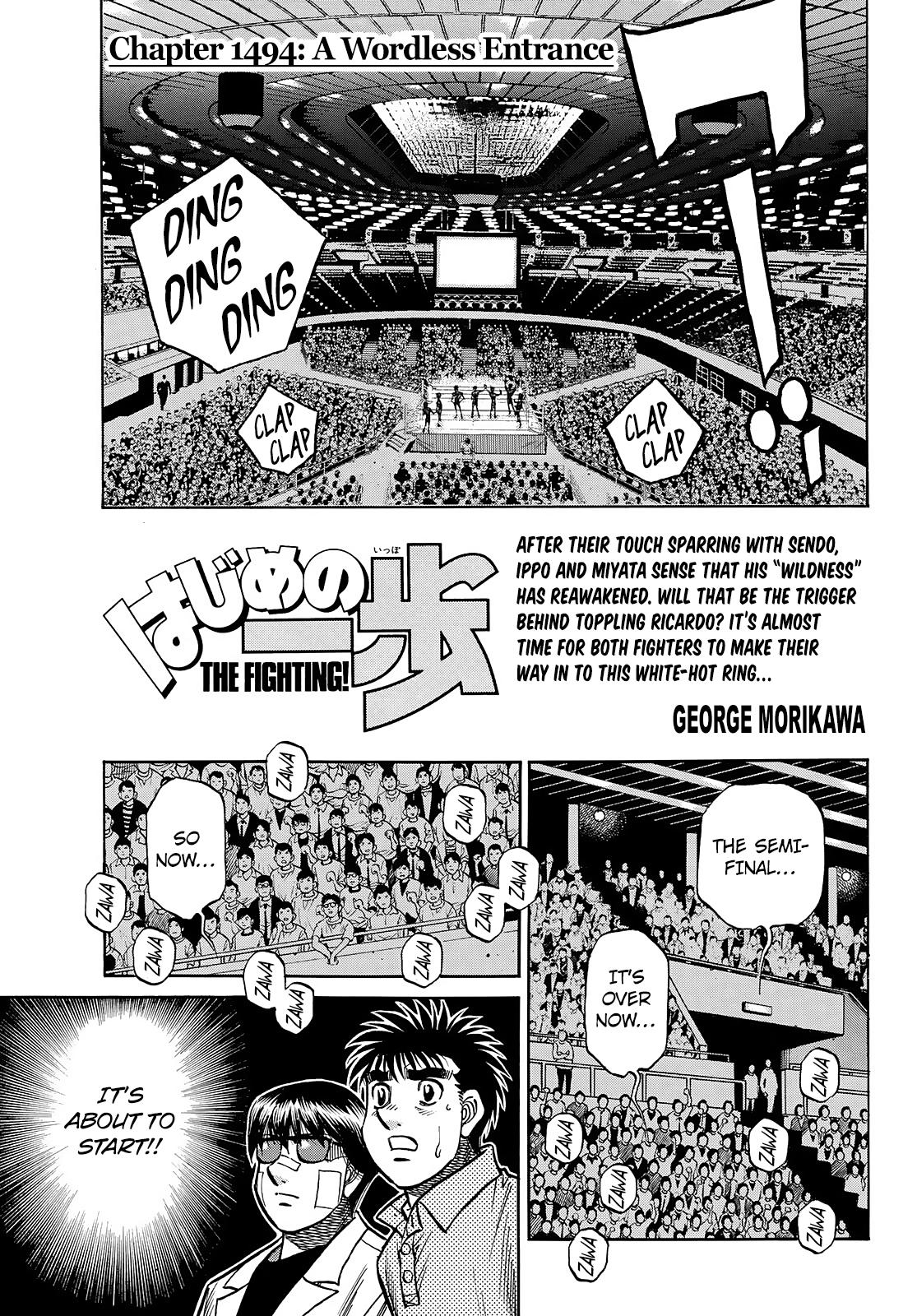 Hajime no Ippo Chap 1494 - Next Chap 1495