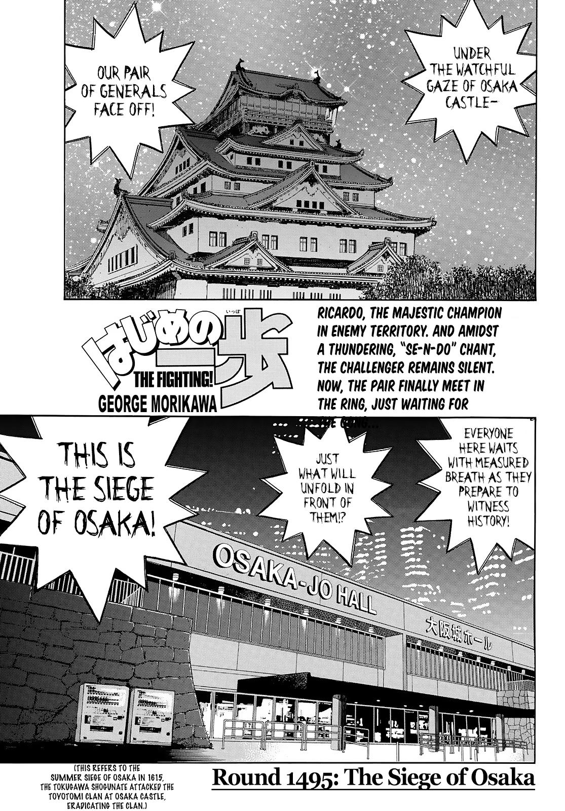 Hajime no Ippo Chap 1495 - Next Chap 1496