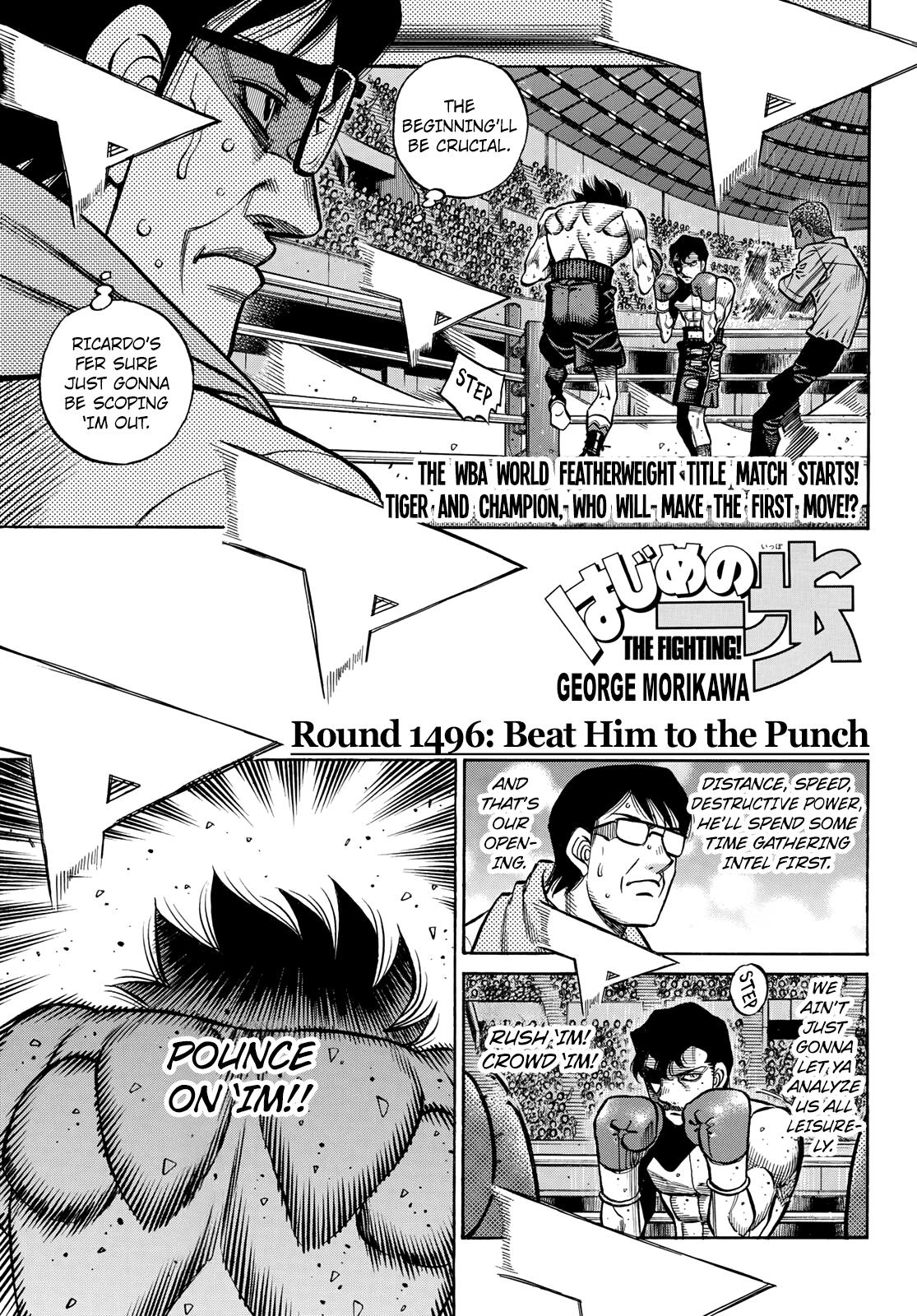 Hajime no Ippo Chap 1496 - Next Chap 1497