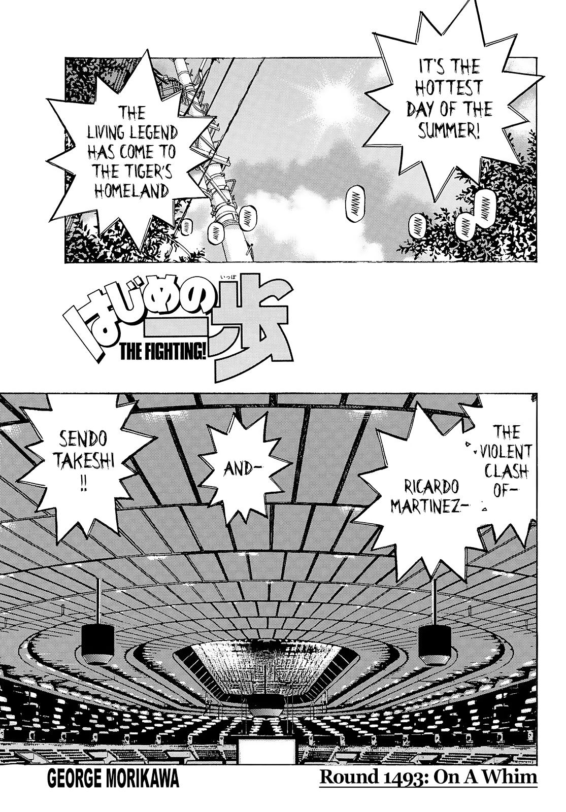 Hajime no Ippo Chap 1493 - Next Chap 1494