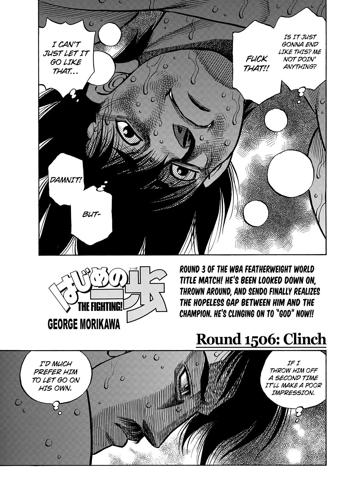 Hajime no Ippo Chap 1506 - Next Chap 1507