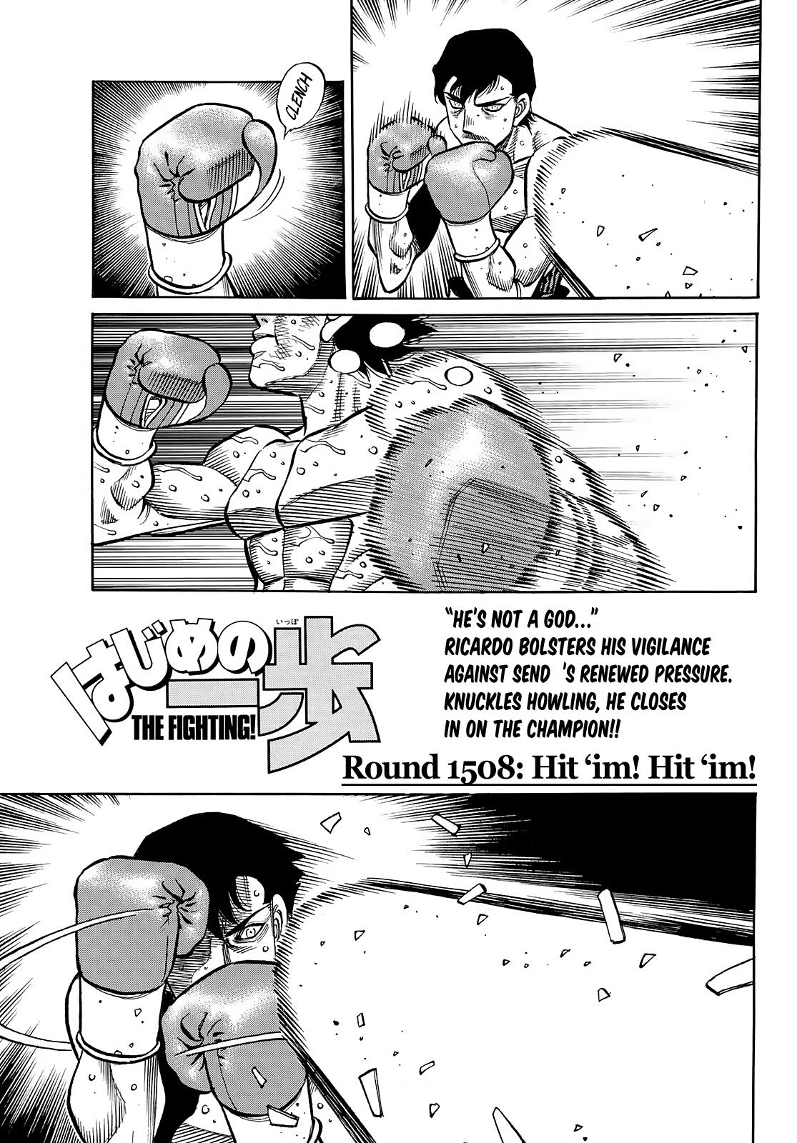 Hajime no Ippo Chap 1508 - Next Chap 1509