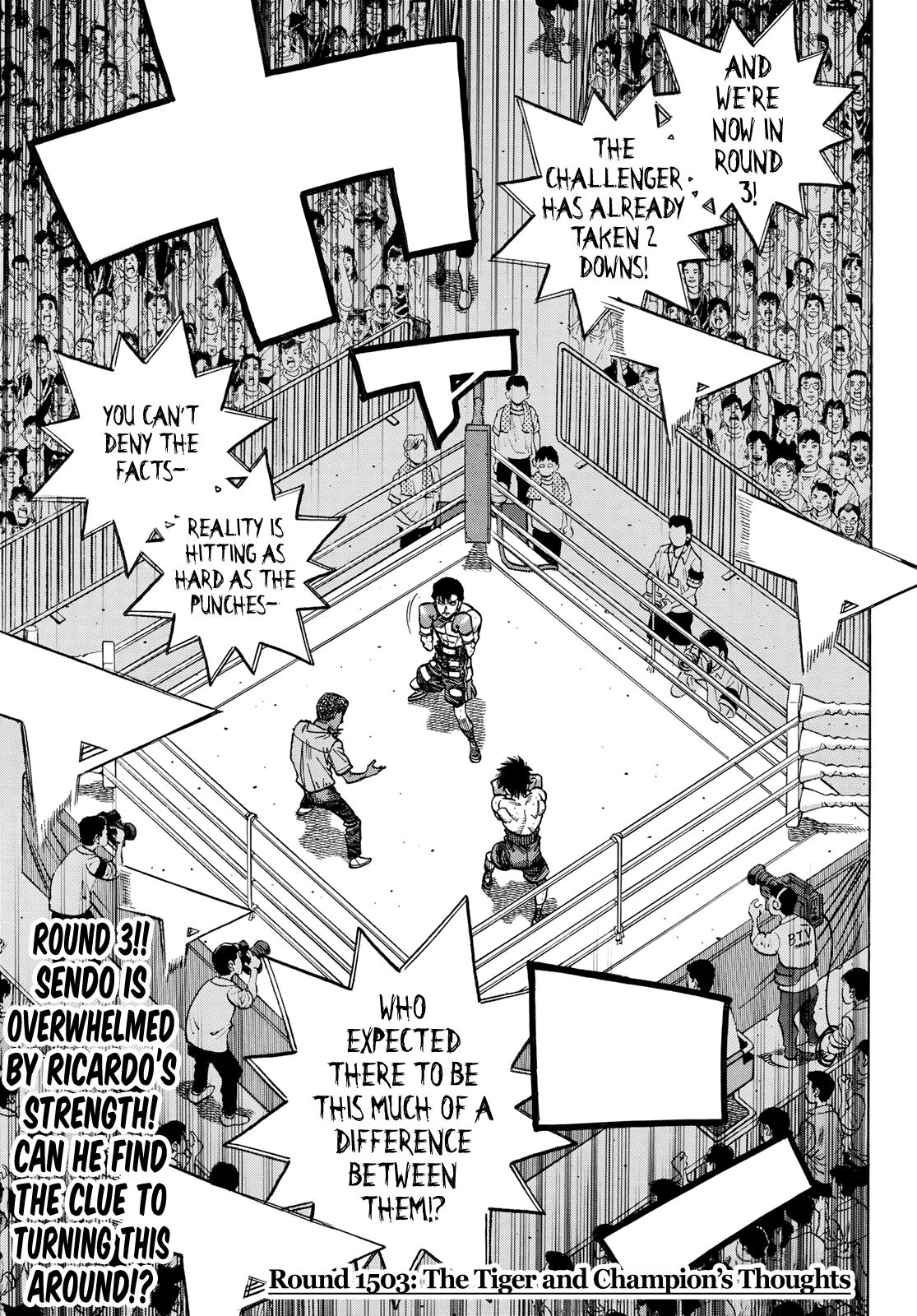 Hajime no Ippo Chap 1503 - Next Chap 1504