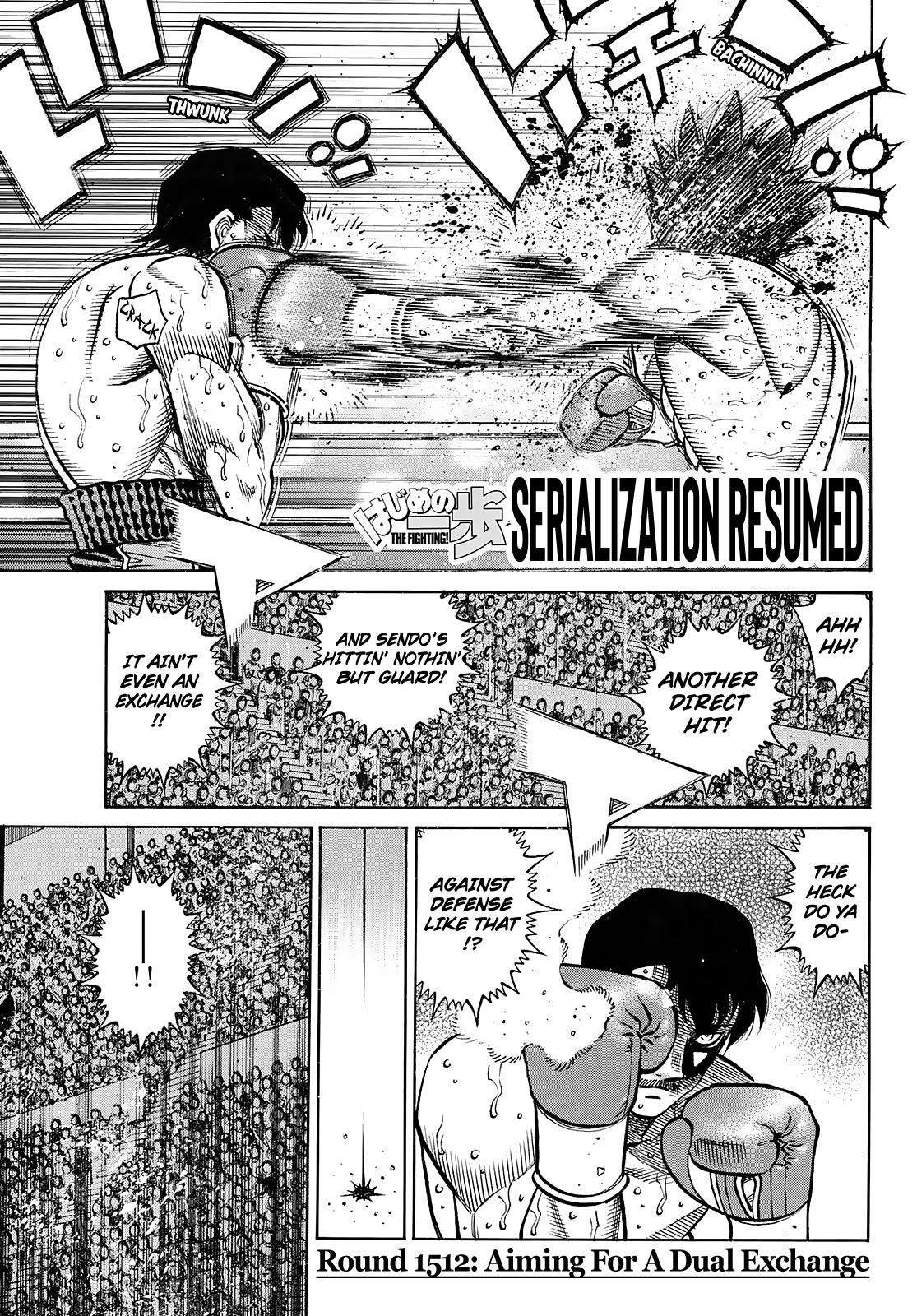 Hajime no Ippo Chap 1512 - Next Chap 1513