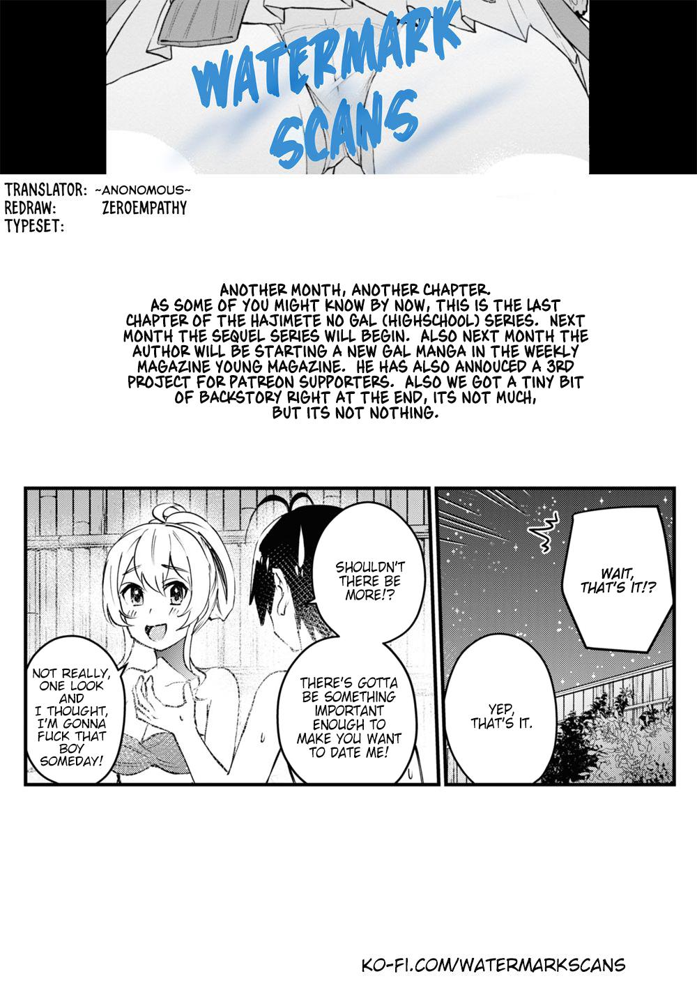 Hajimete no Gal Chap 125 - Next Chap 126