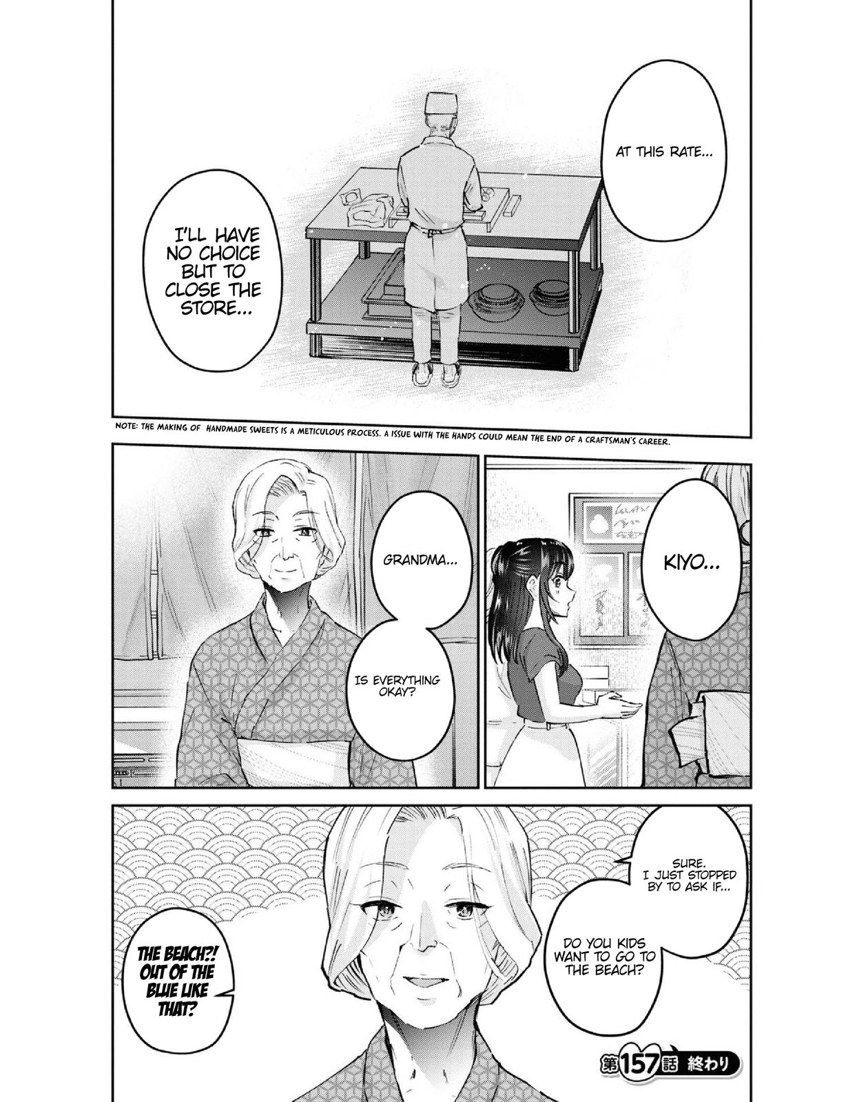 Hajimete no Gal Chap 157 - Next Chap 158