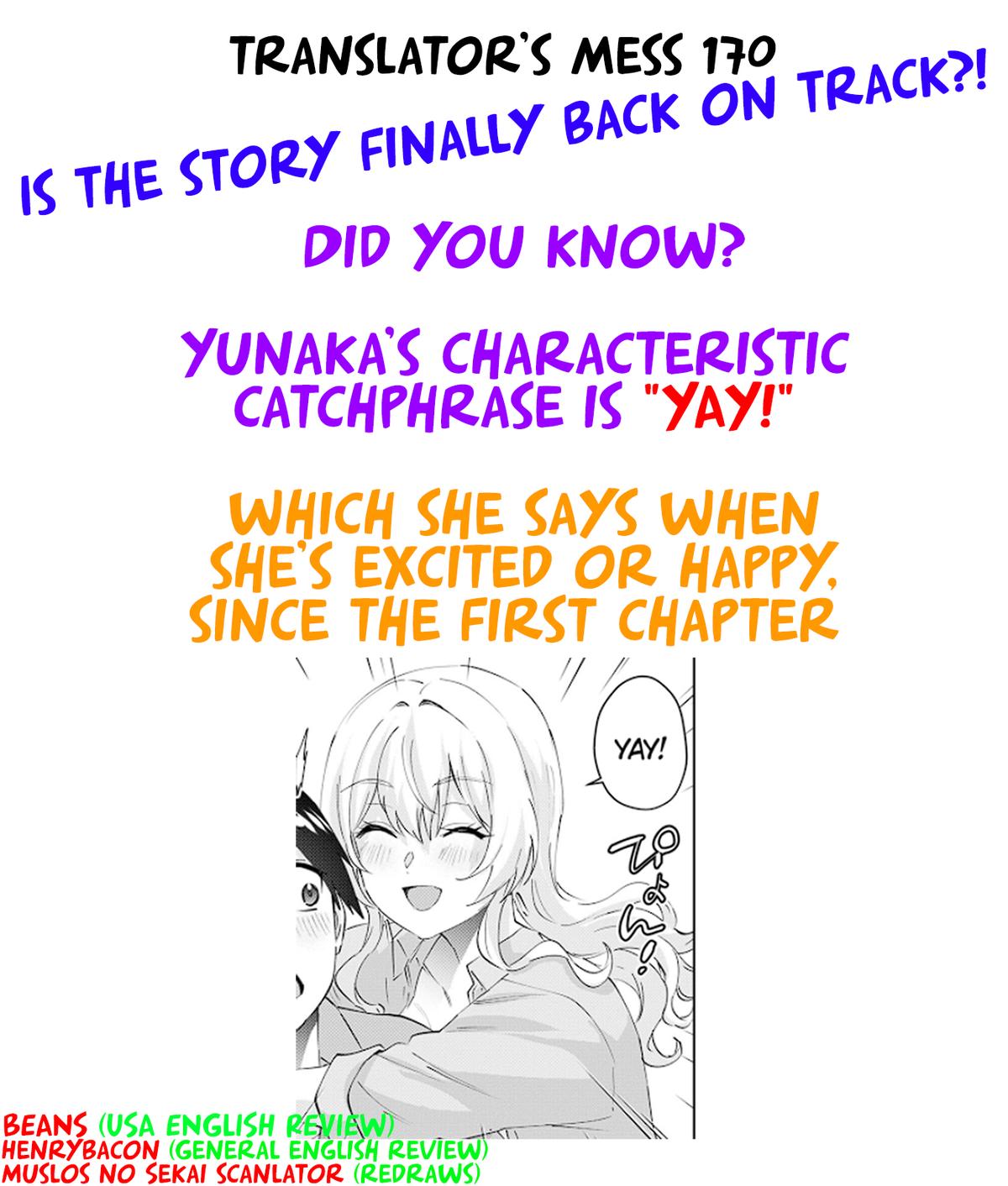 Hajimete no Gal Chap 170 - Next Chap 171