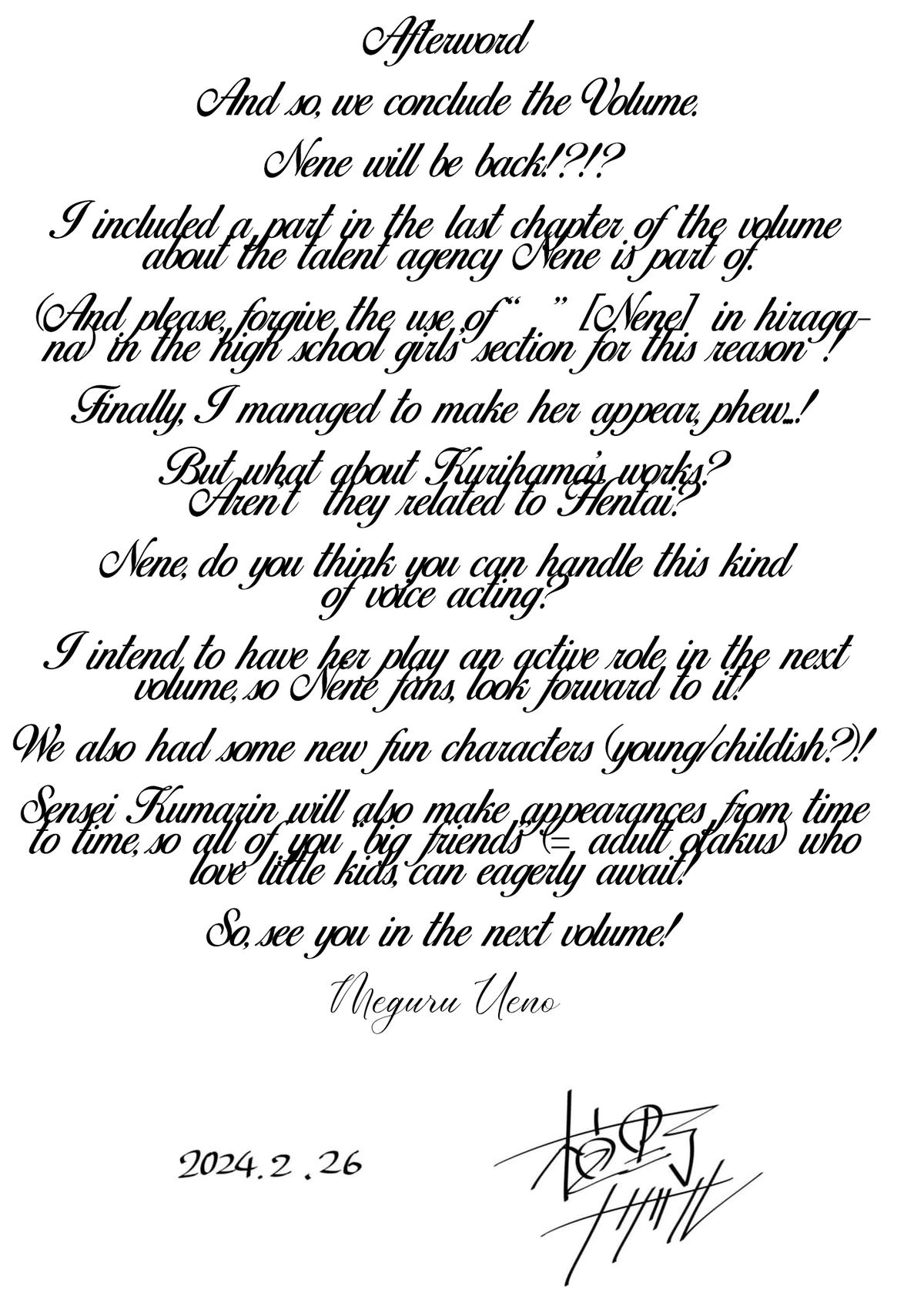 Hajimete no Gal Chap 180 - Next Chap 181