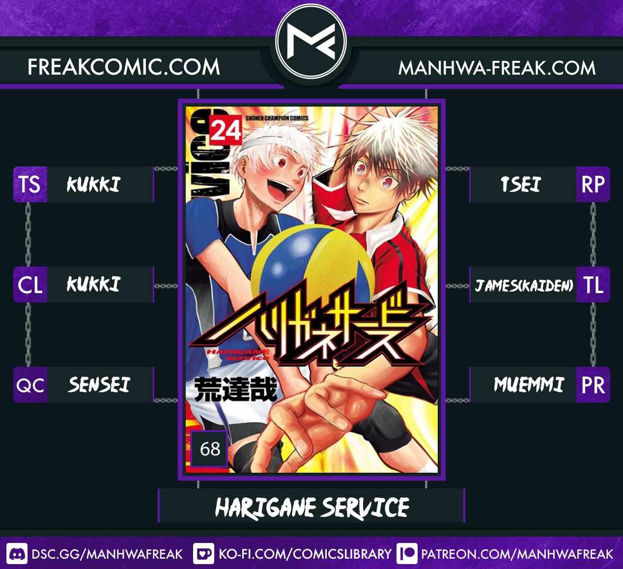 Harigane Service Chap 68 - Next Chap 69
