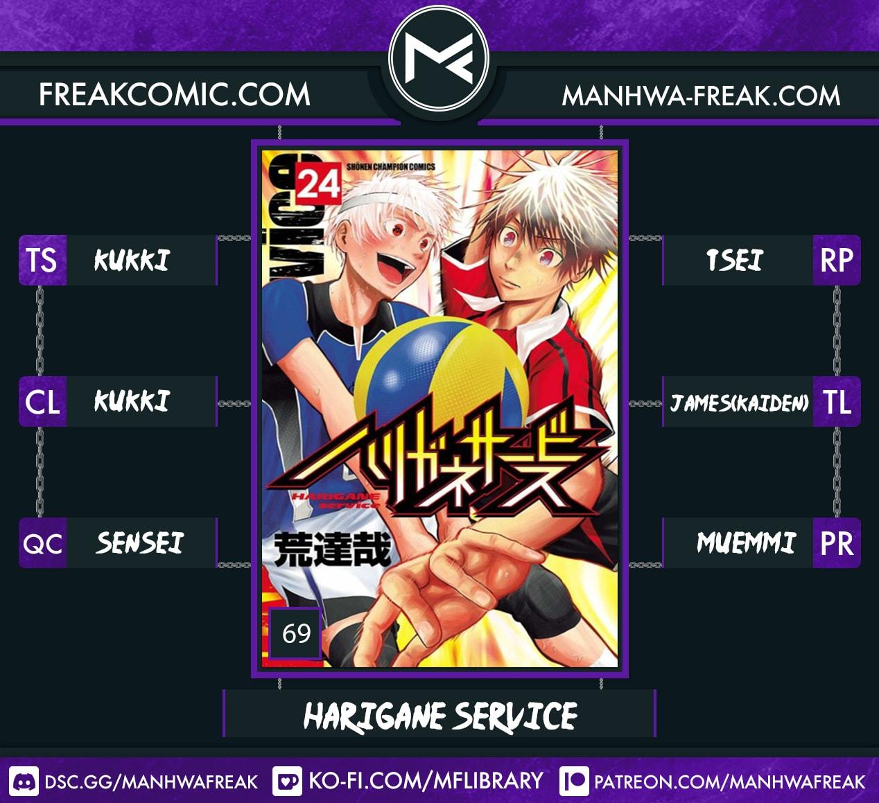 Harigane Service Chap 69 - Next Chap 70