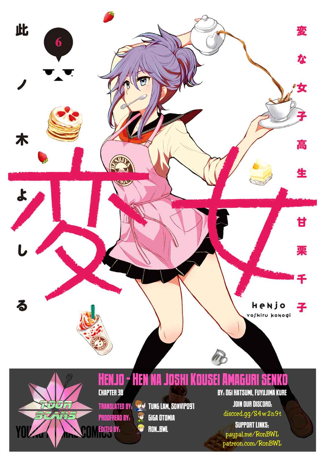 Henjo - Hen na Joshi Kousei Amaguri Chiko Chap 38 - Next Chap 39