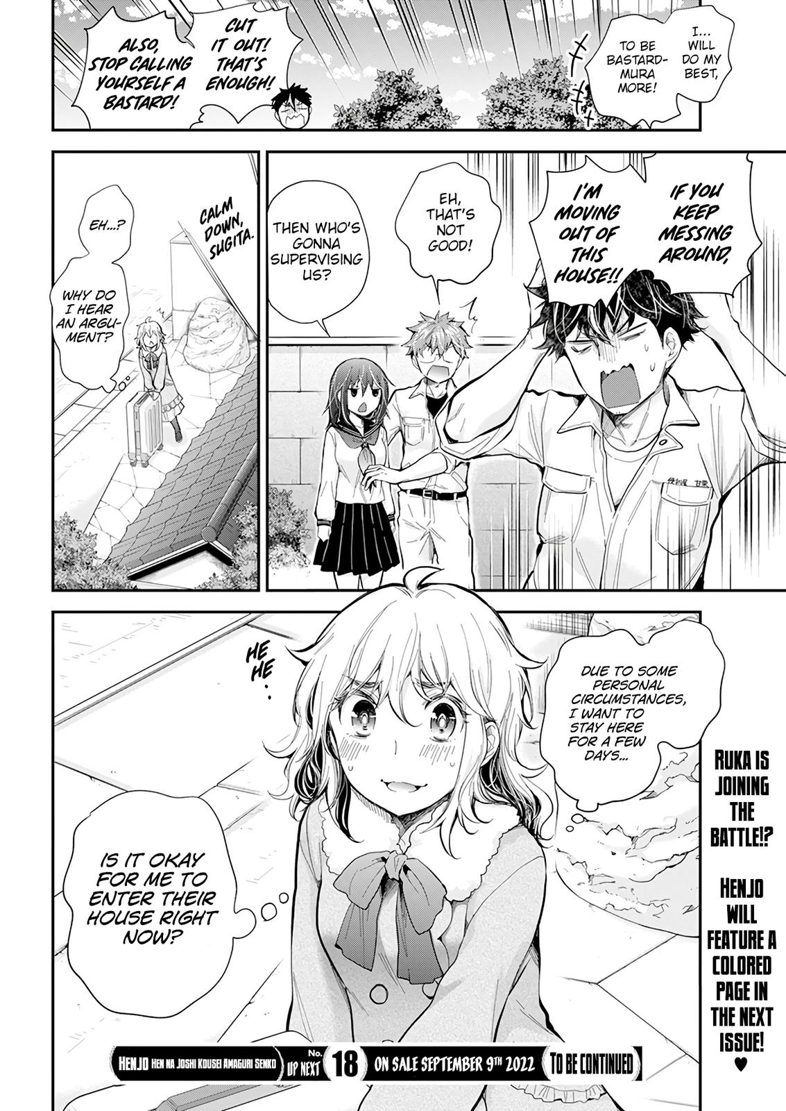 Henjo - Hen na Joshi Kousei Amaguri Chiko Chap 108 - Next Chap 109