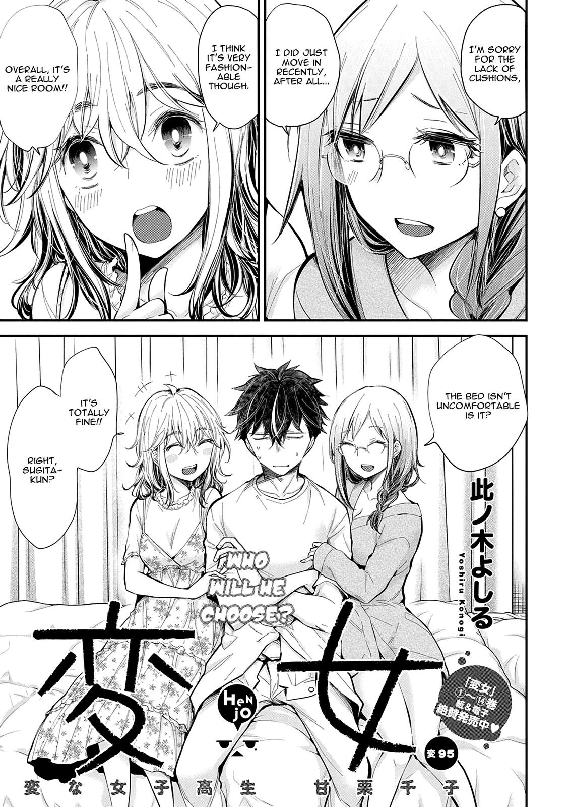 Henjo - Hen na Joshi Kousei Amaguri Chiko Chap 100 - Next Chap 101
