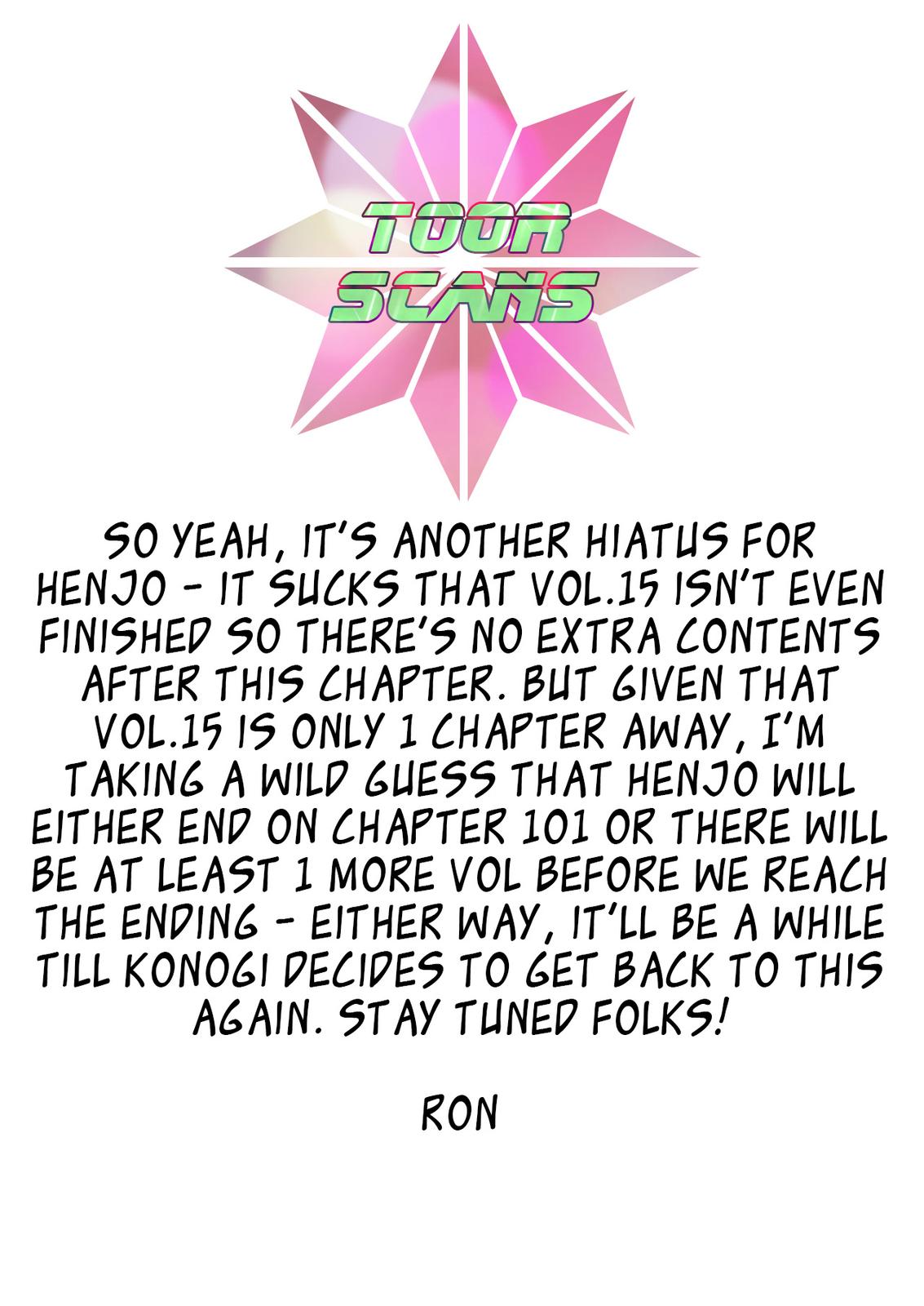 Henjo - Hen na Joshi Kousei Amaguri Chiko Chap 100 - Next Chap 101