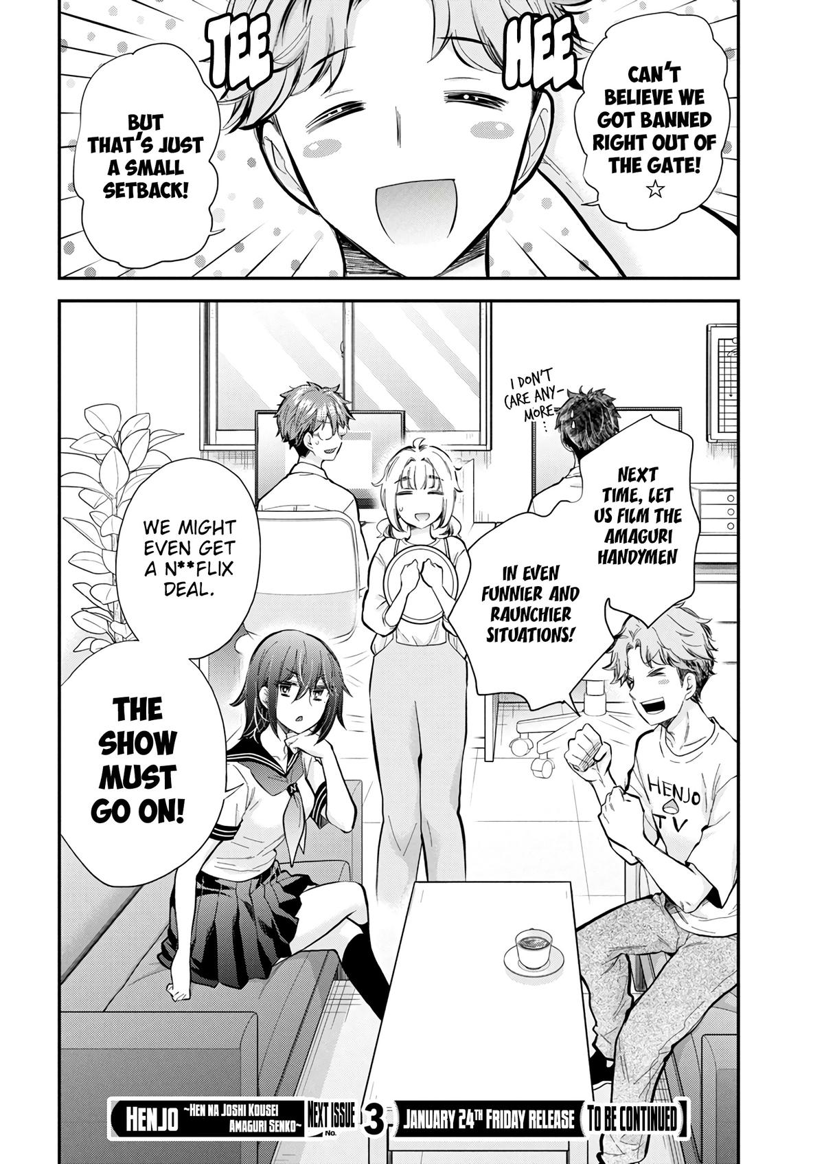 Henjo - Hen na Joshi Kousei Amaguri Chiko Chap 129 - Next Chap 130