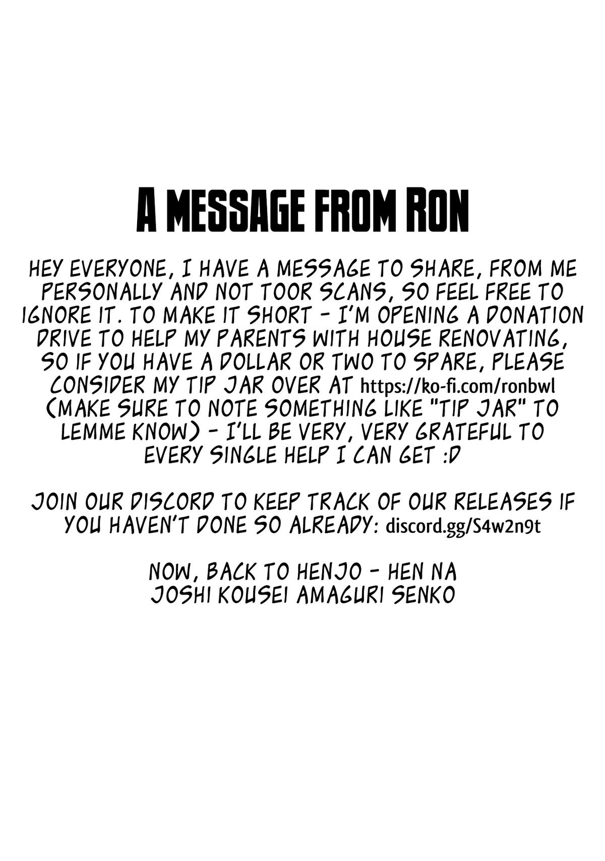 Henjo - Hen na Joshi Kousei Amaguri Chiko Chap 123 - Next Chap 124