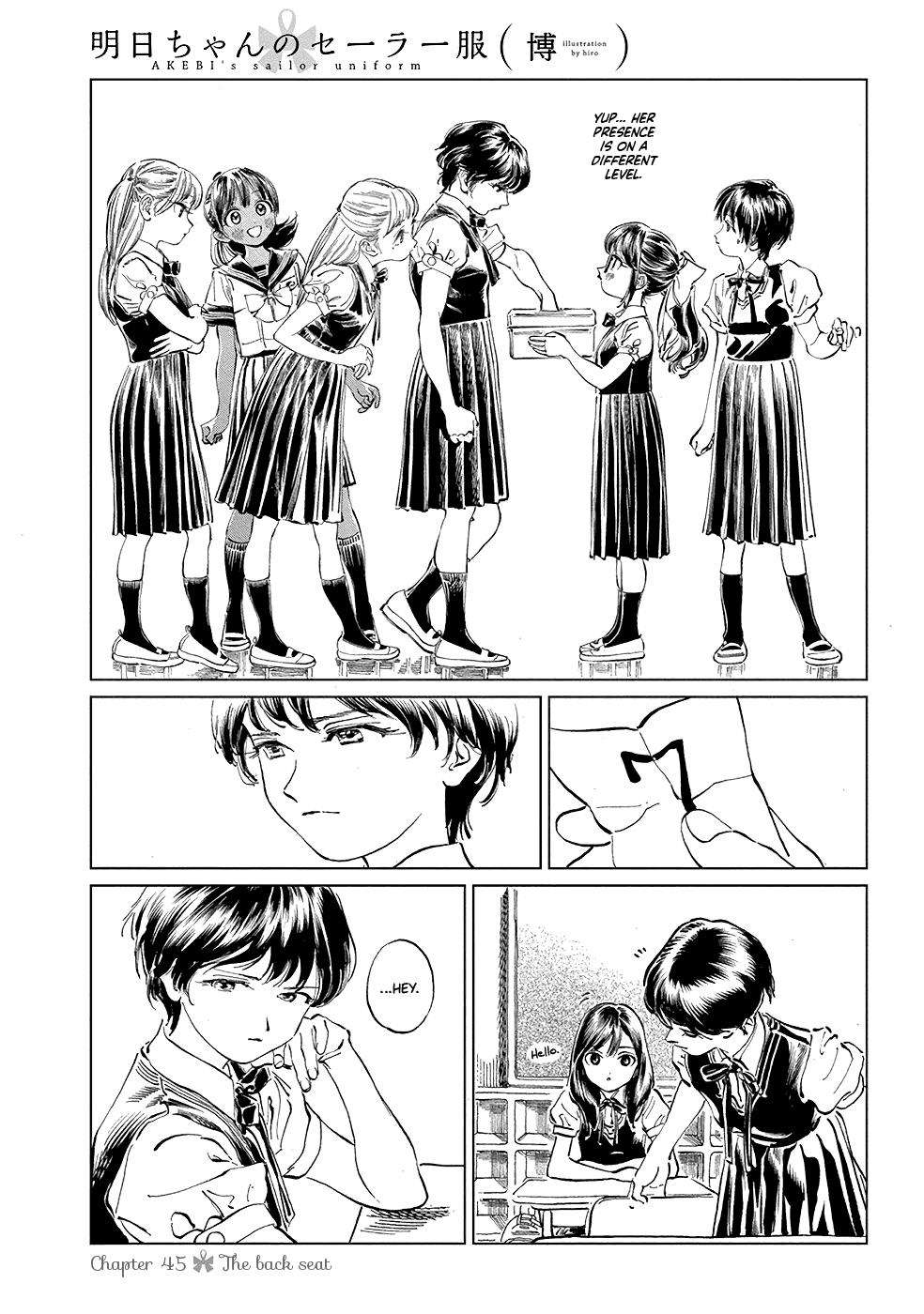 Akebi-chan no Sailor Fuku Chap 45 - Next Chap 46