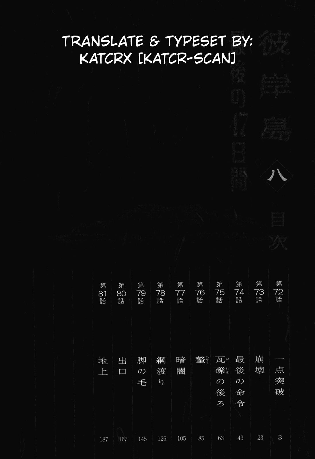 Higanjima - Saigo no 47 Hiai Chap 72 - Next Chap 73