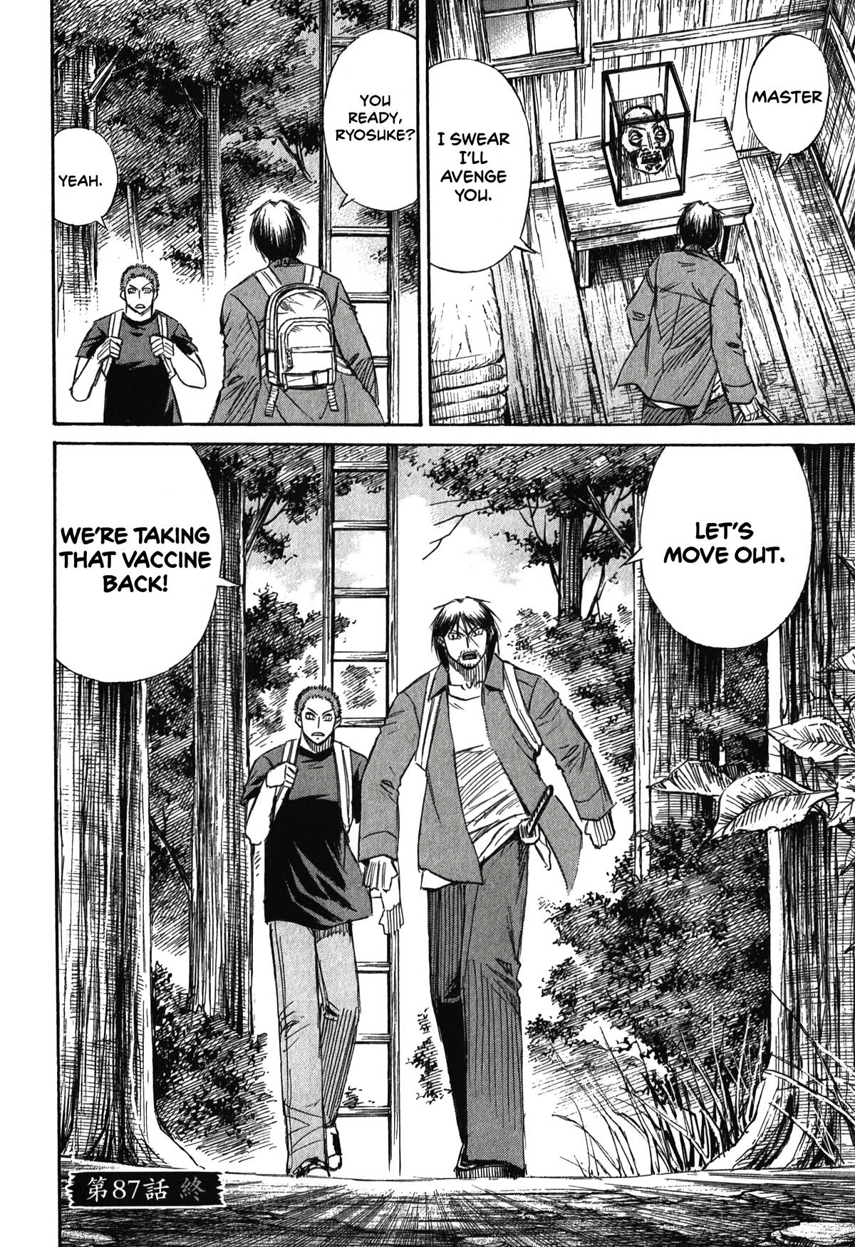Higanjima - Saigo no 47 Hiai Chap 87 - Next Chap 88