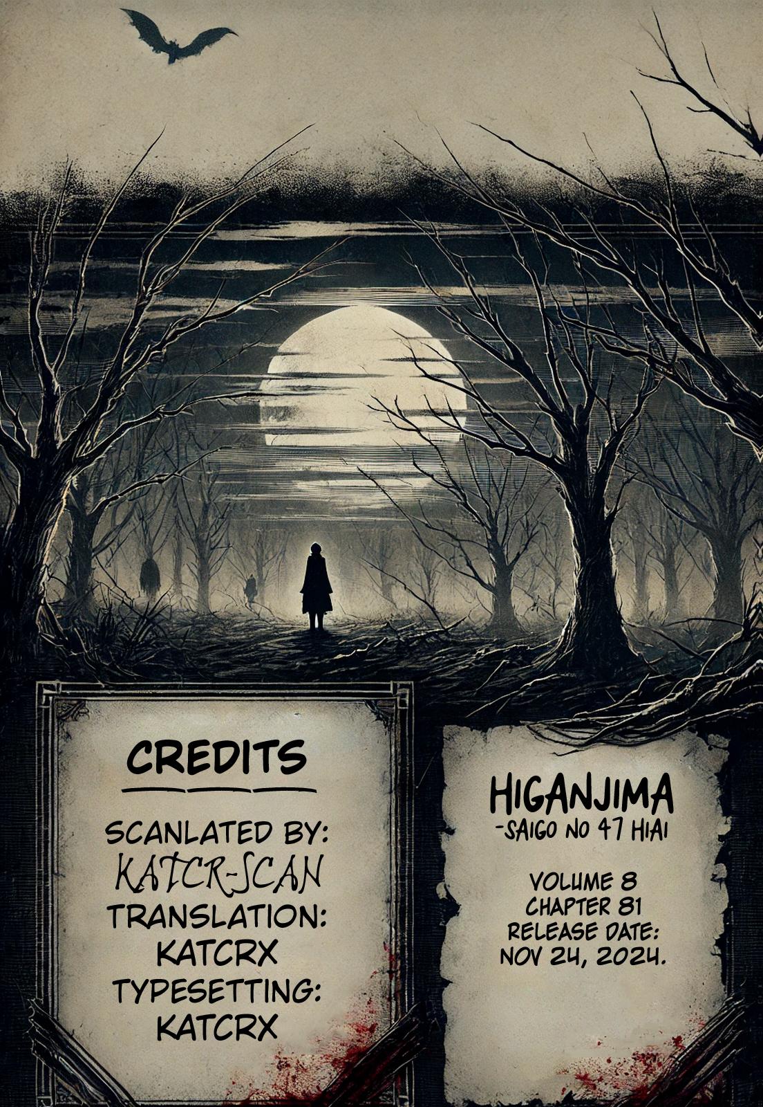 Higanjima - Saigo no 47 Hiai Chap 81 - Next Chap 82