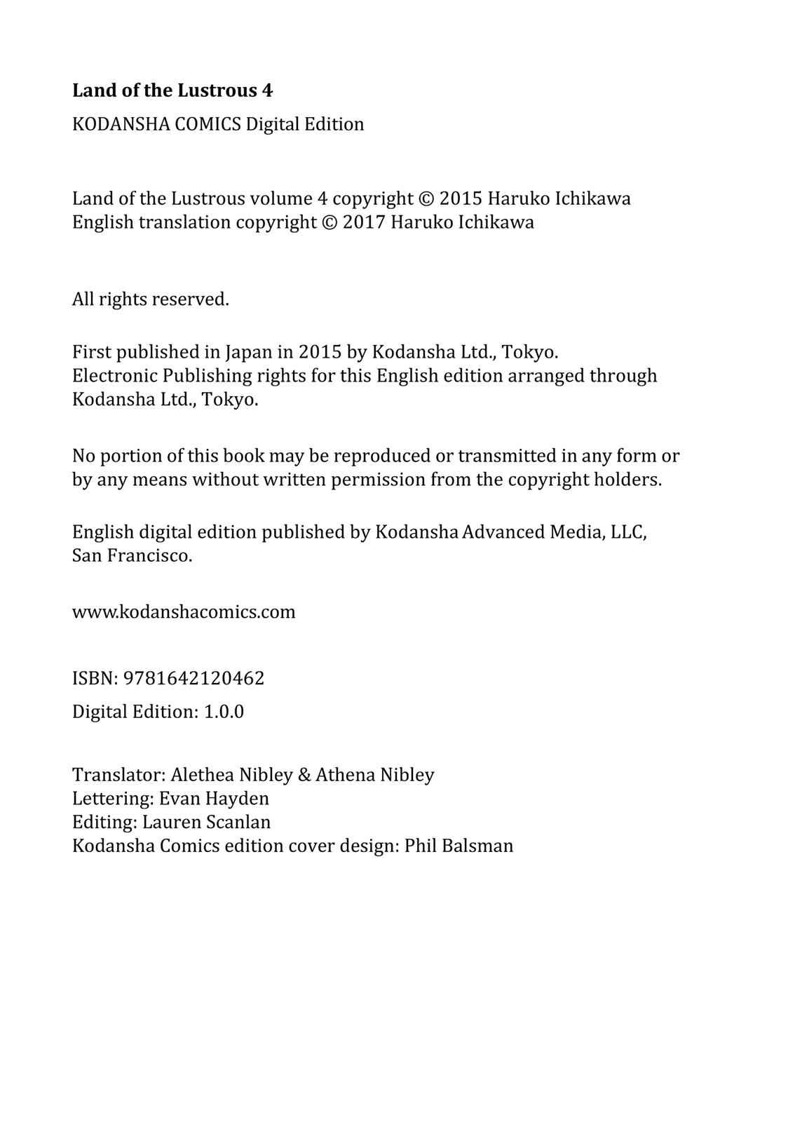 Land of the Lustrous Chap 28 - Next Chap 29