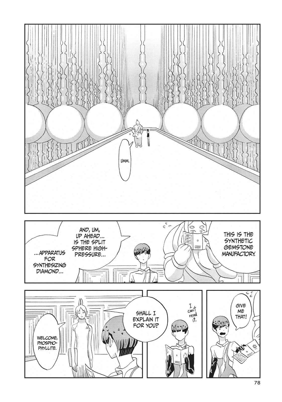 Land of the Lustrous Chap 56 - Next Chap 57