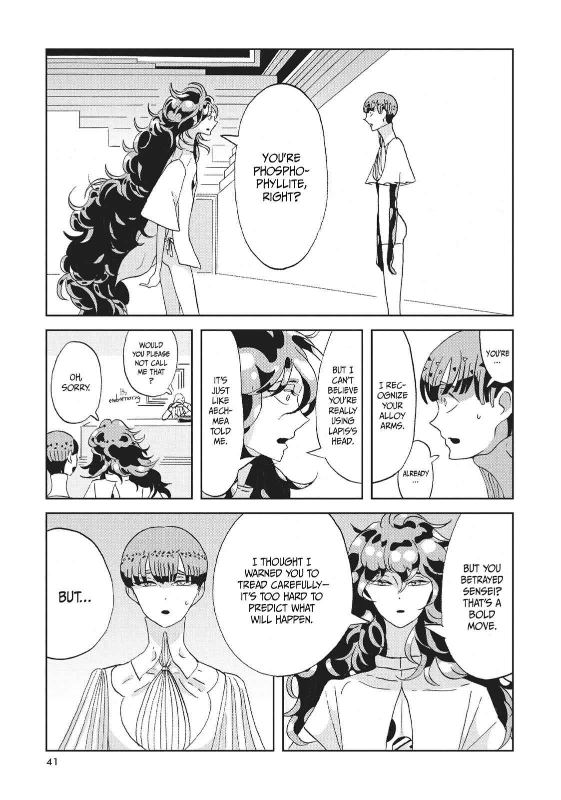 Land of the Lustrous Chap 63 - Next Chap 64