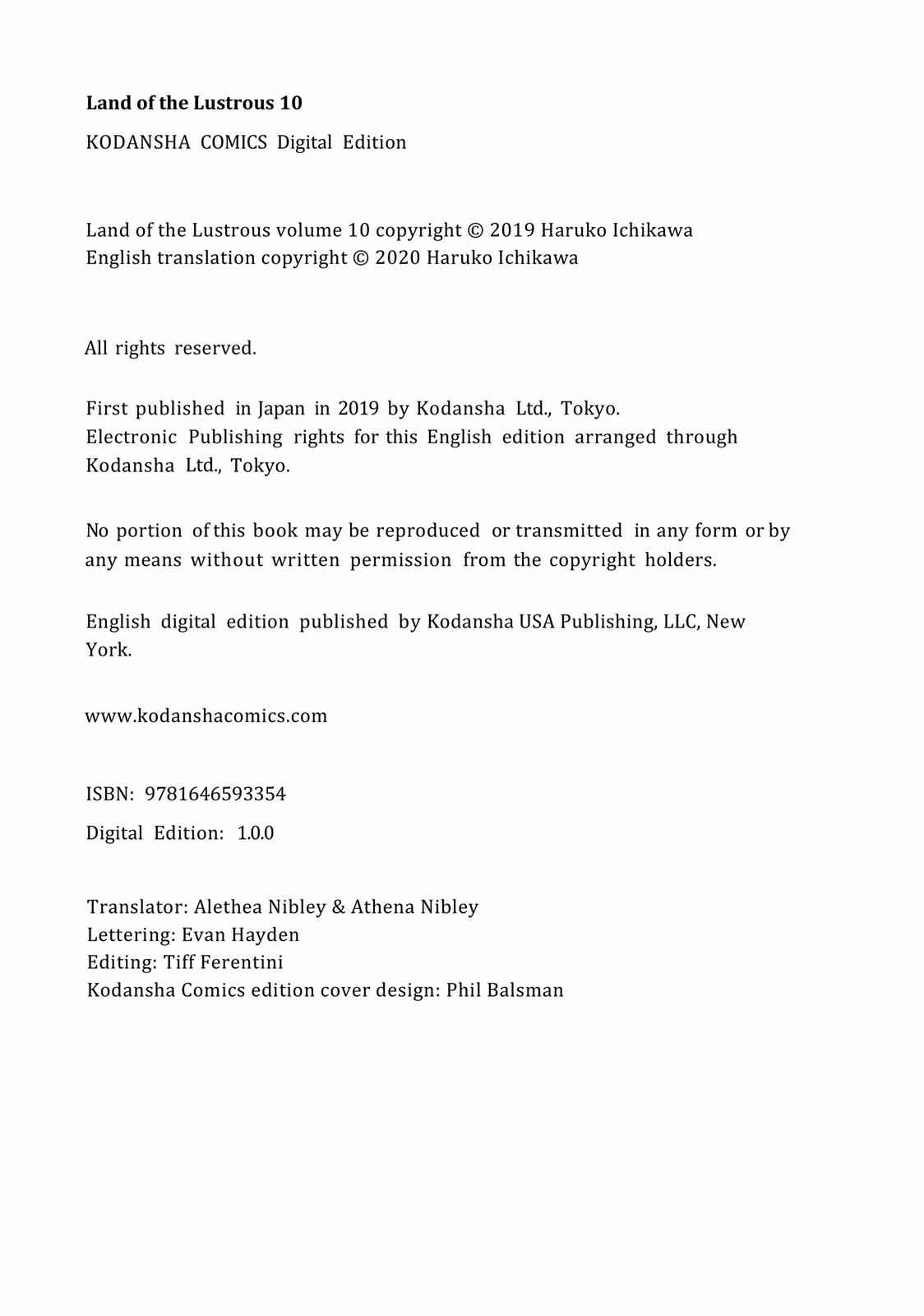 Land of the Lustrous Chap 79 - Next Chap 80