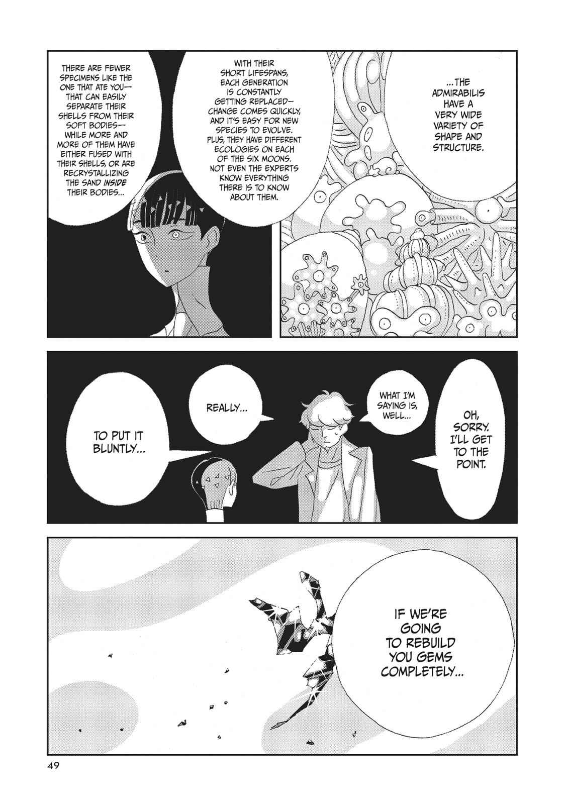 Land of the Lustrous Chap 73 - Next Chap 74
