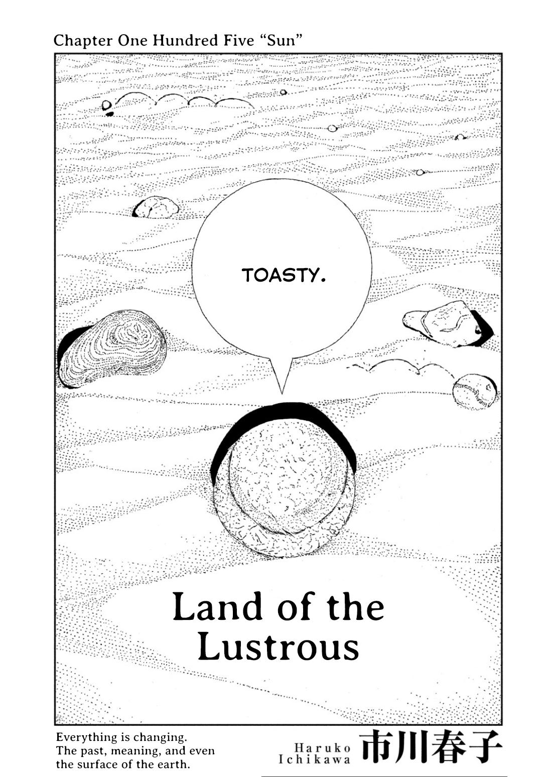 Land of the Lustrous Chap 105 - Next Chap 106