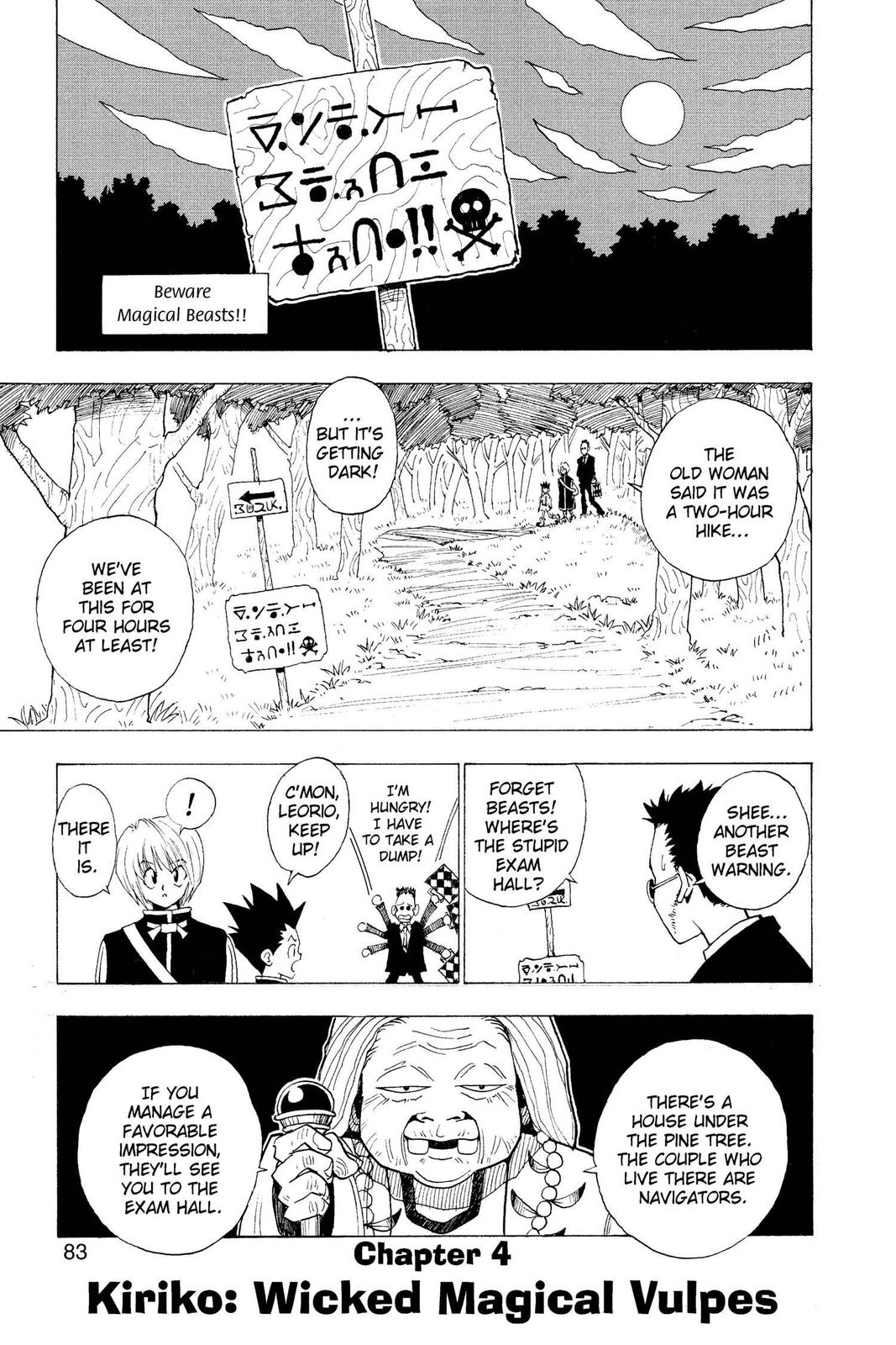 Hunter x Hunter Chap 4 - Next Chap 5