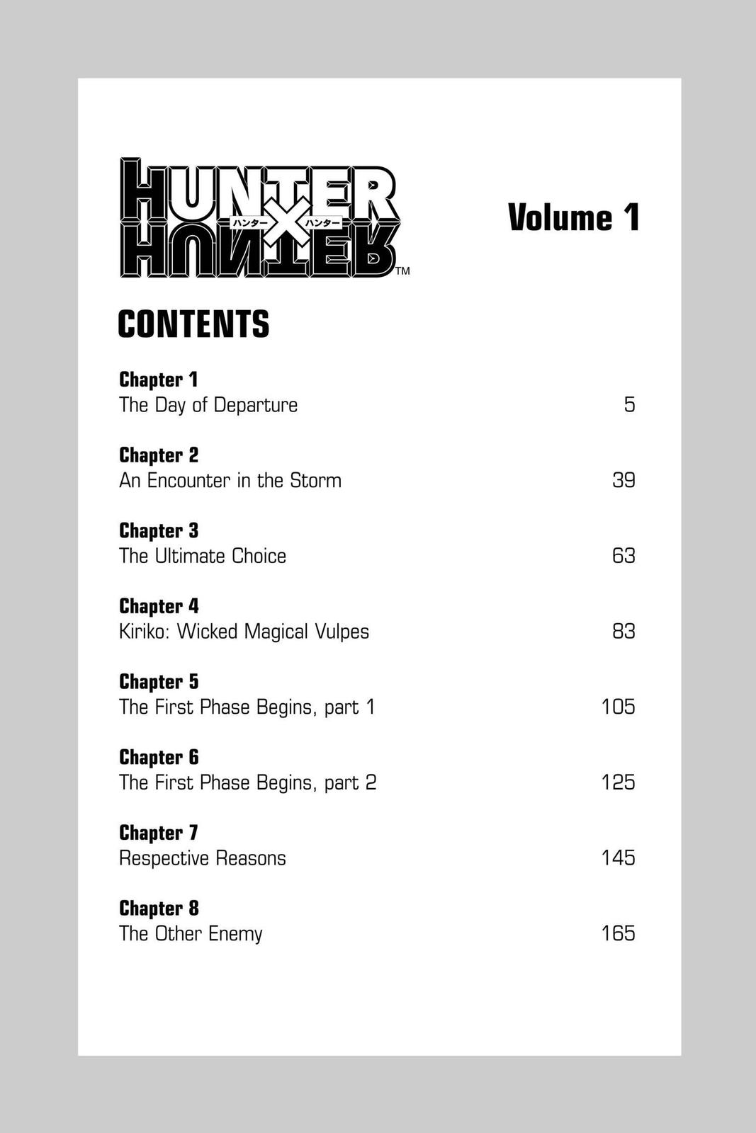 Hunter x Hunter Chap 1 - Next Chap 2