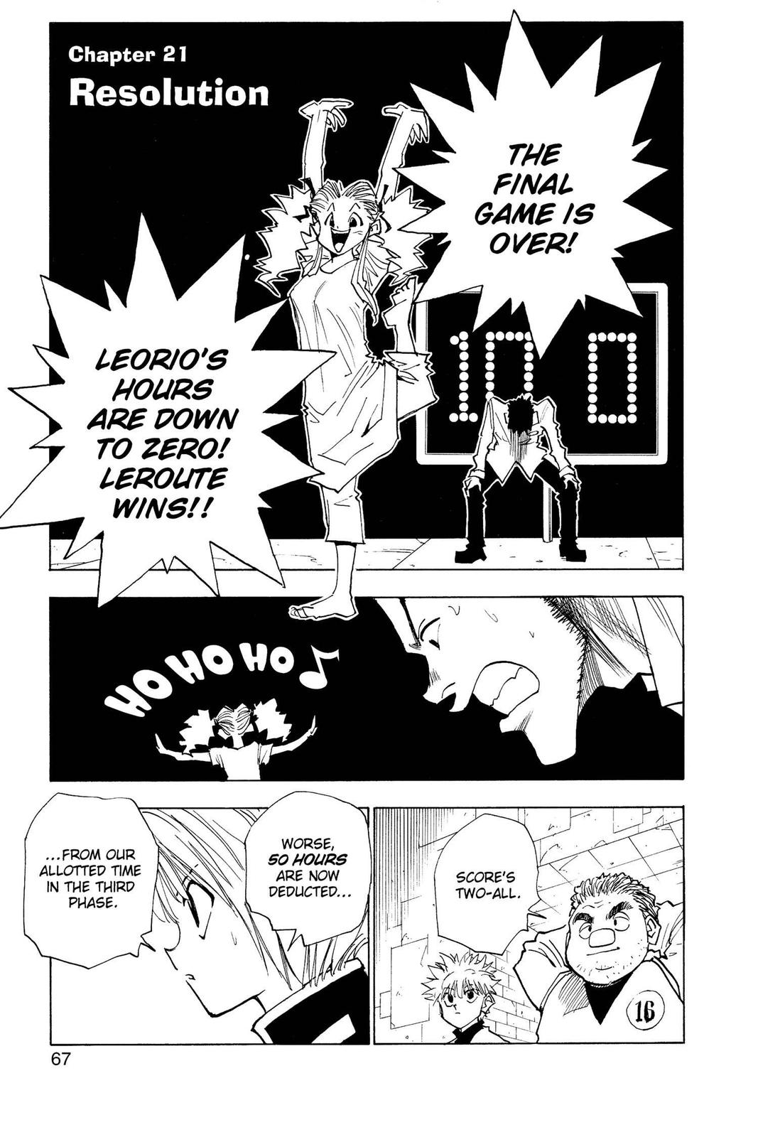 Hunter x Hunter Chap 21 - Next Chap 22