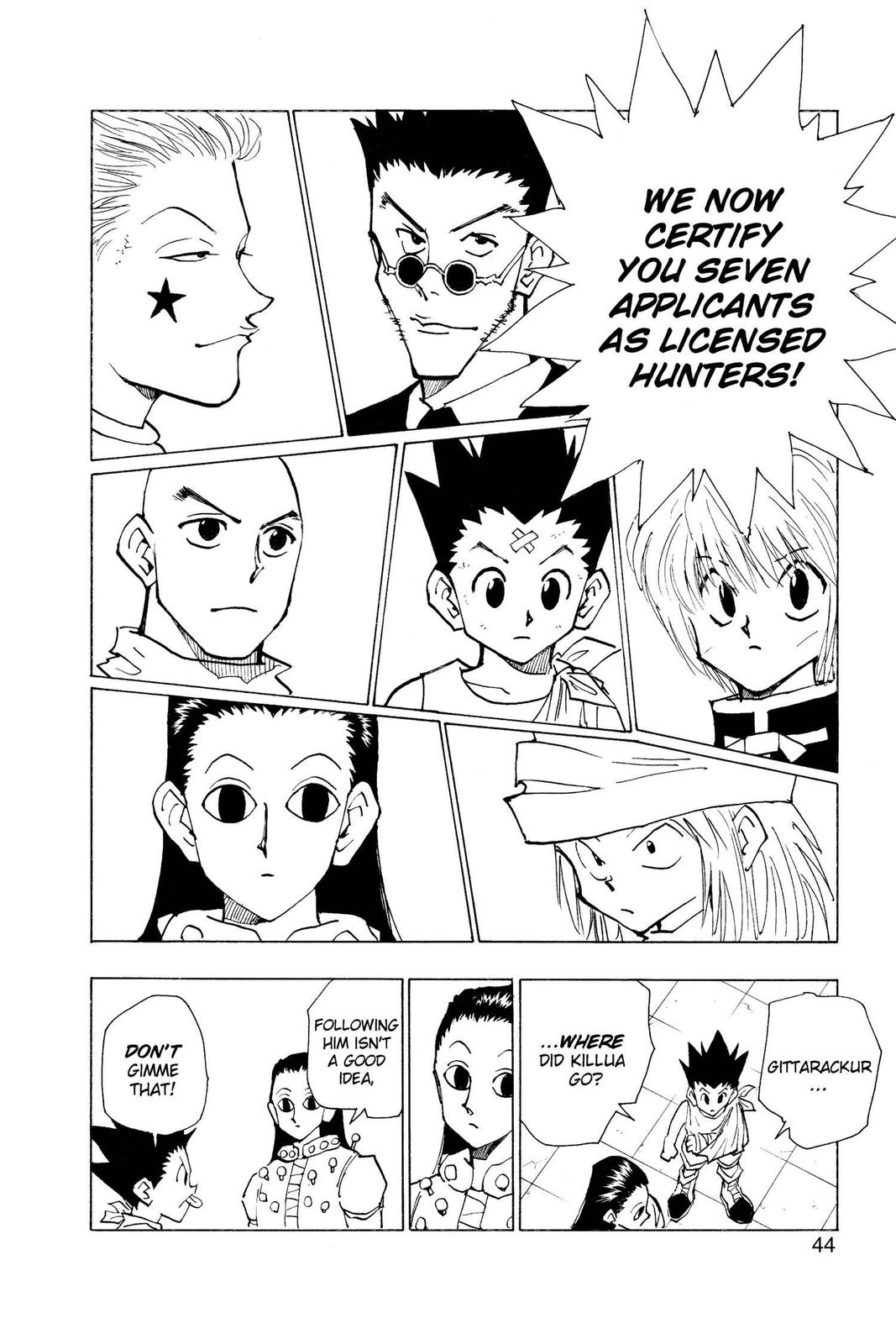 Hunter x Hunter Chap 37 - Next Chap 38