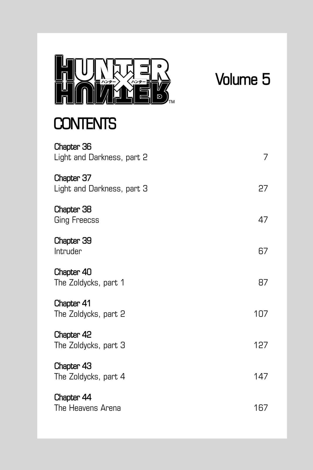 Hunter x Hunter Chap 36 - Next Chap 37